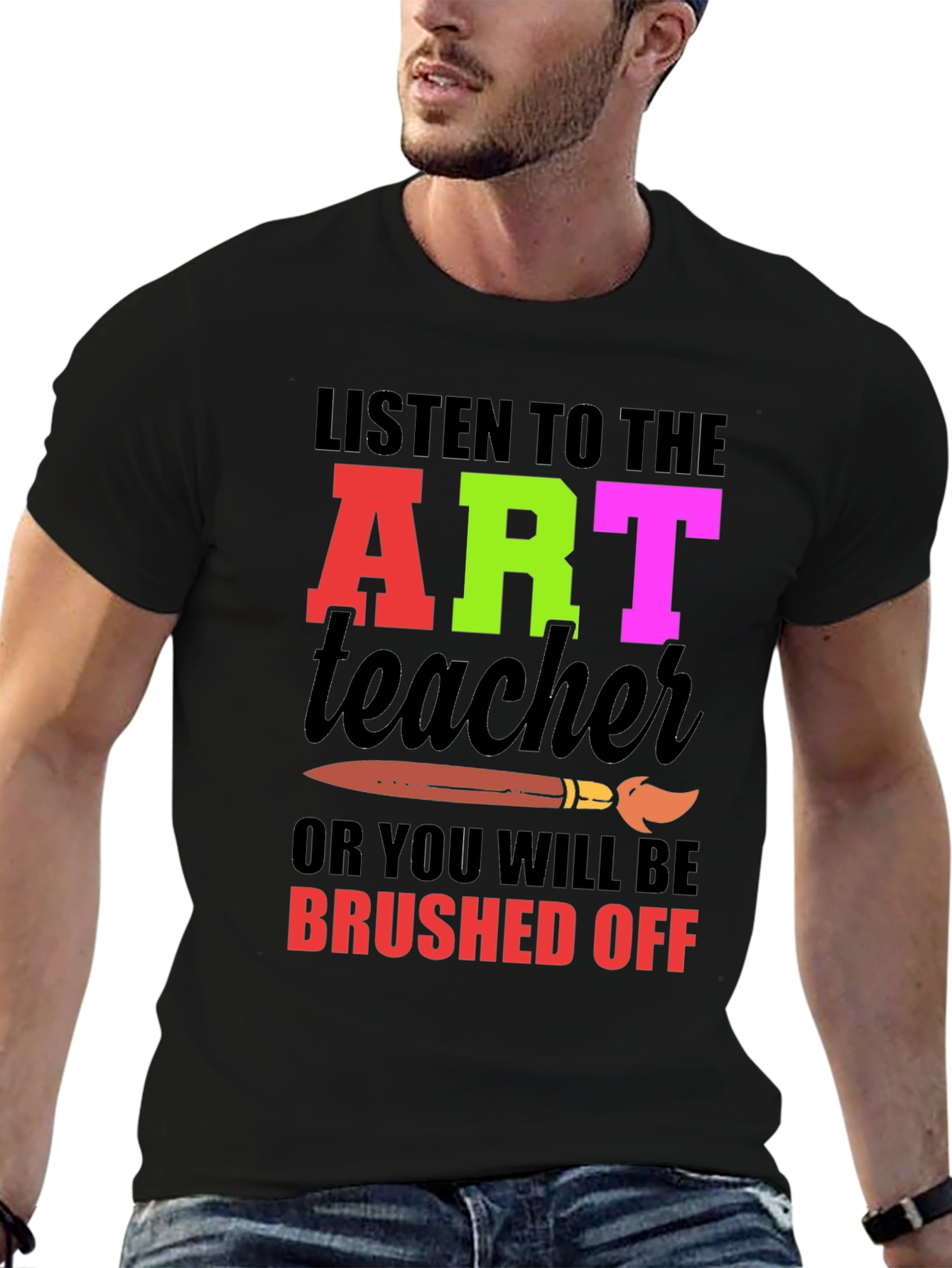 Art Teacher Graphic Tee - Brushed Off