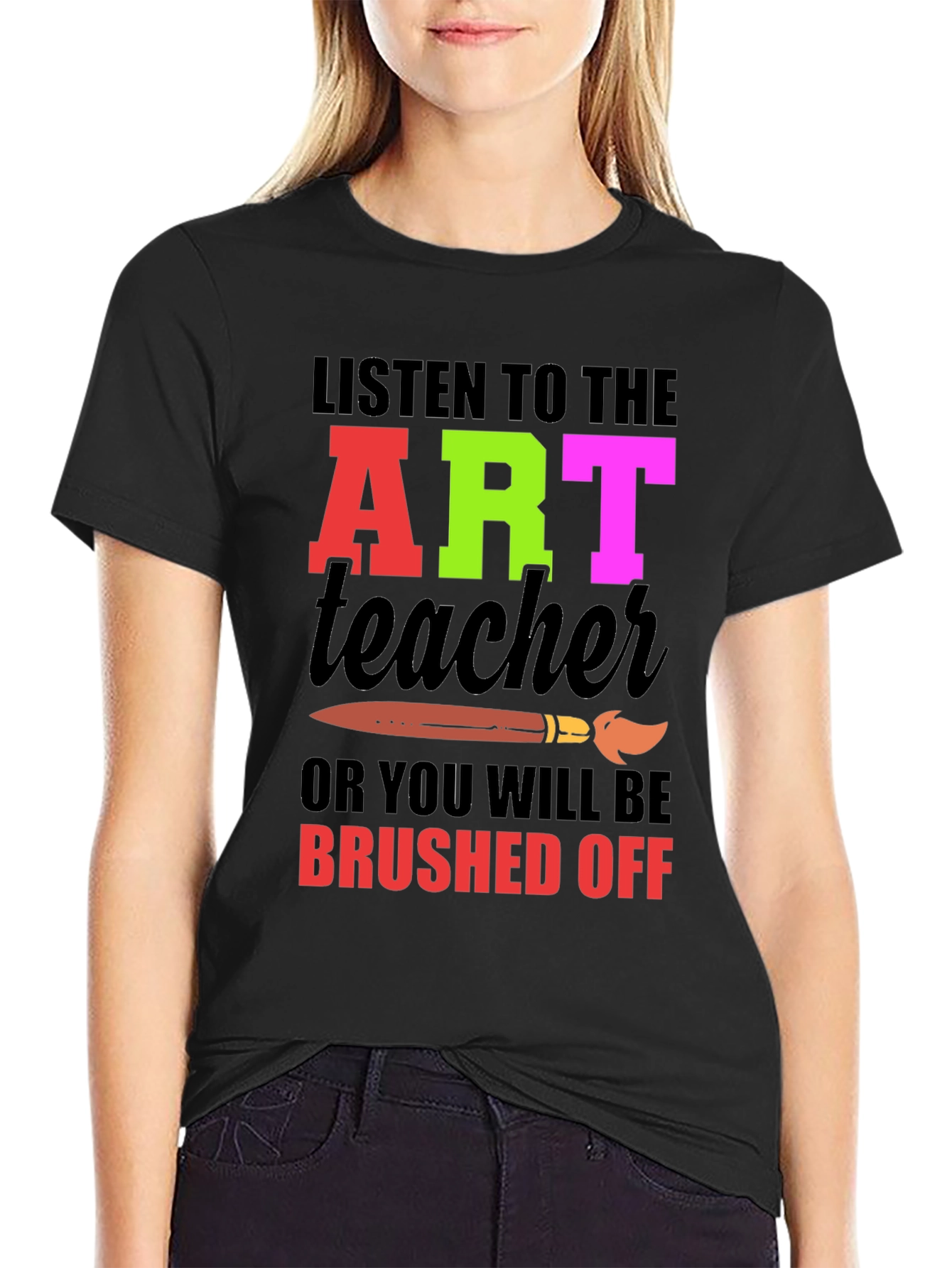 Art Teacher Graphic Tee - Brushed Off