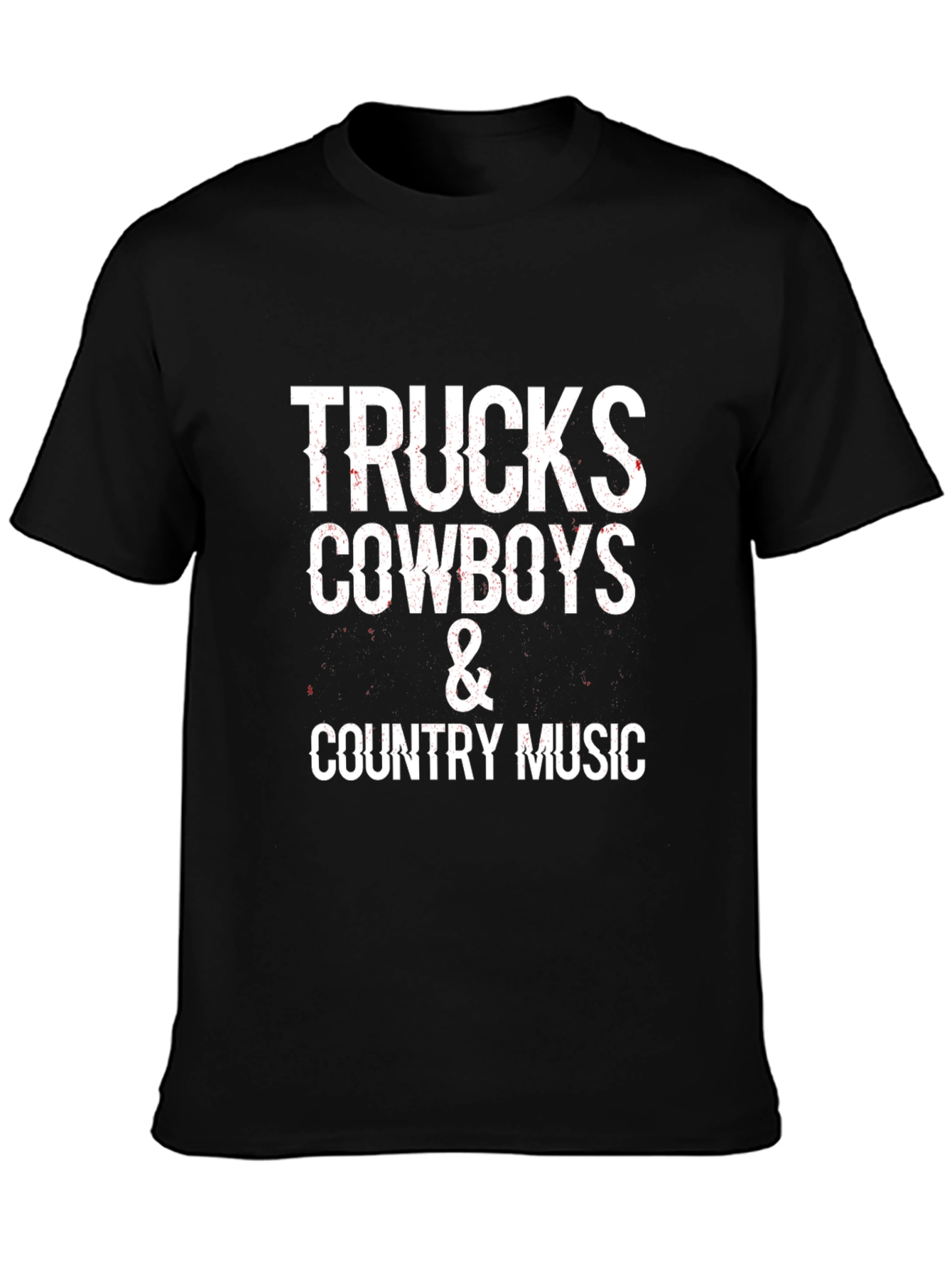 Trucks Cowboys & Country Music Graphic Tee