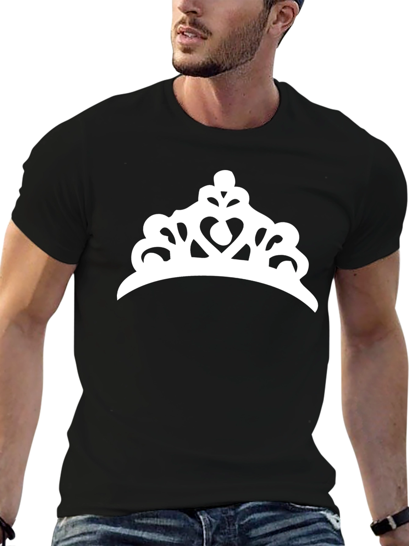 Crown Graphic Tee - Black