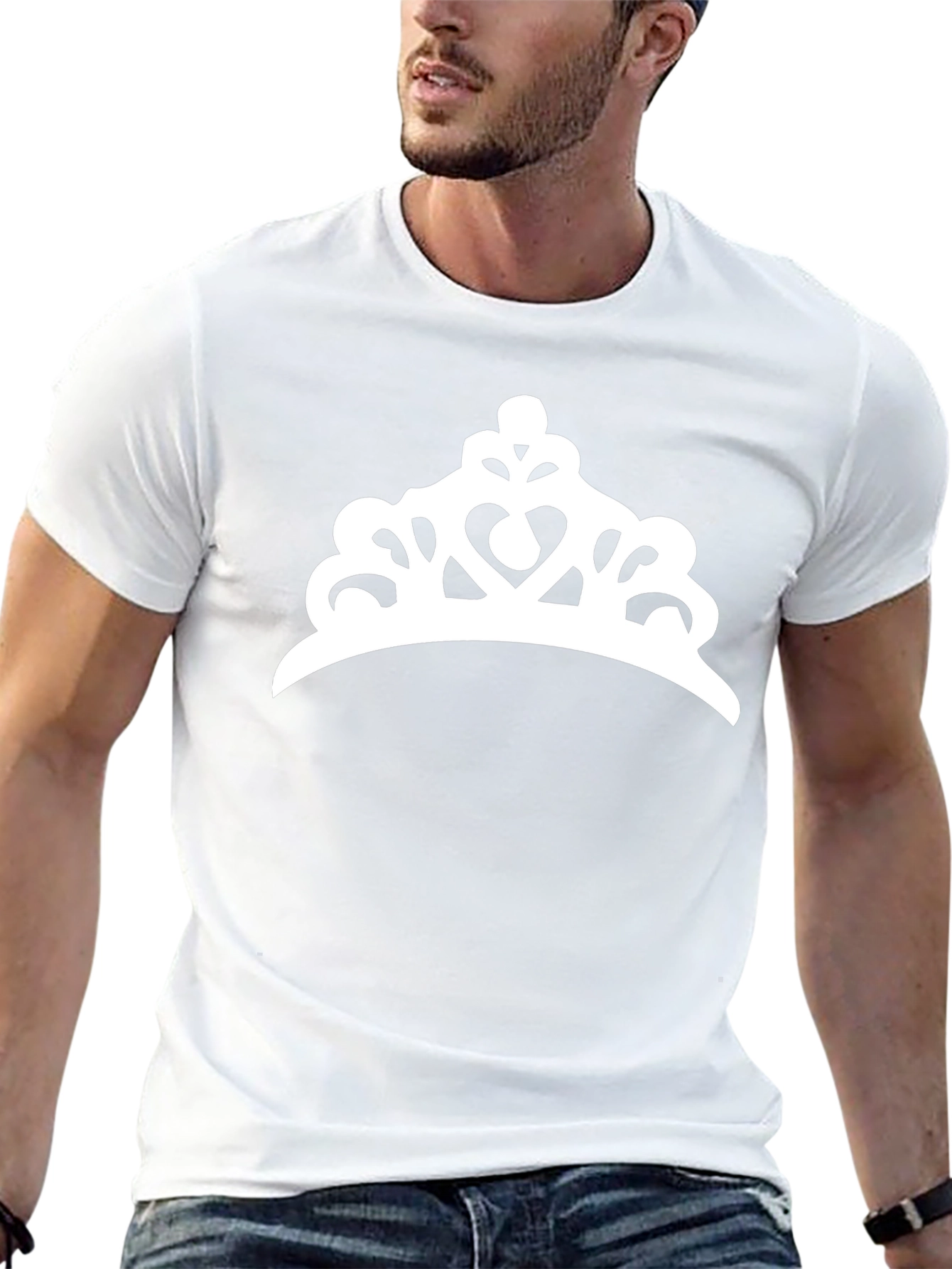 Crown Graphic Tee - Black