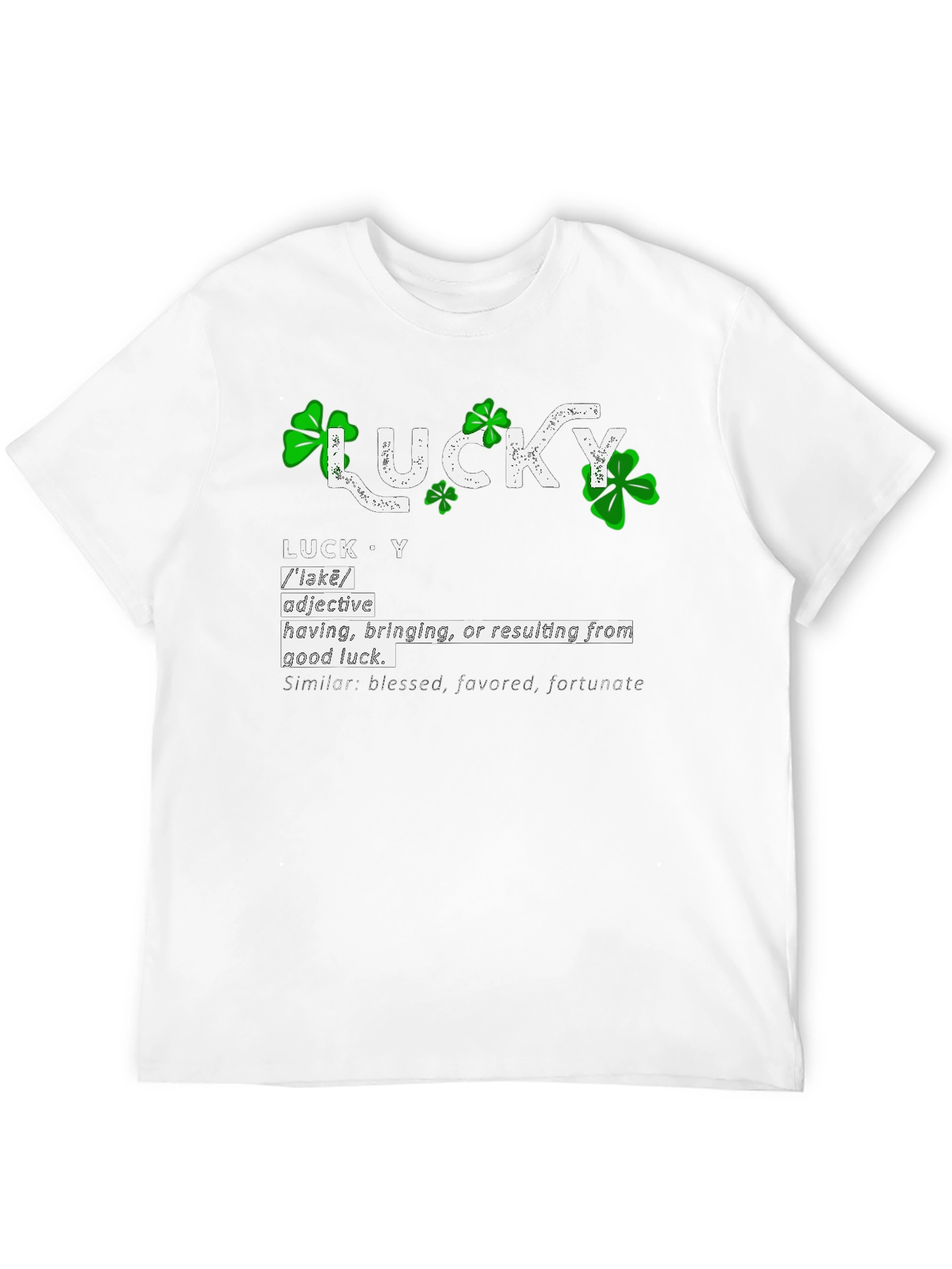 Lucky Definition Graphic T-Shirt - St. Patricks Day Tee