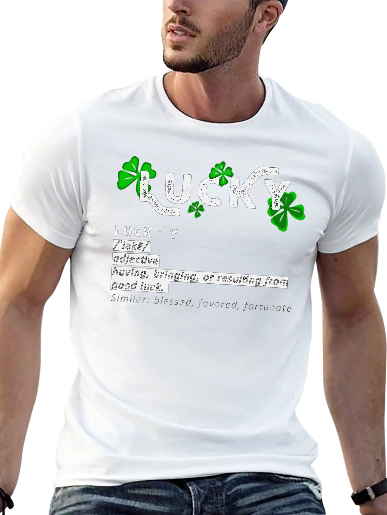 Lucky Definition Graphic T-Shirt - St. Patricks Day Tee