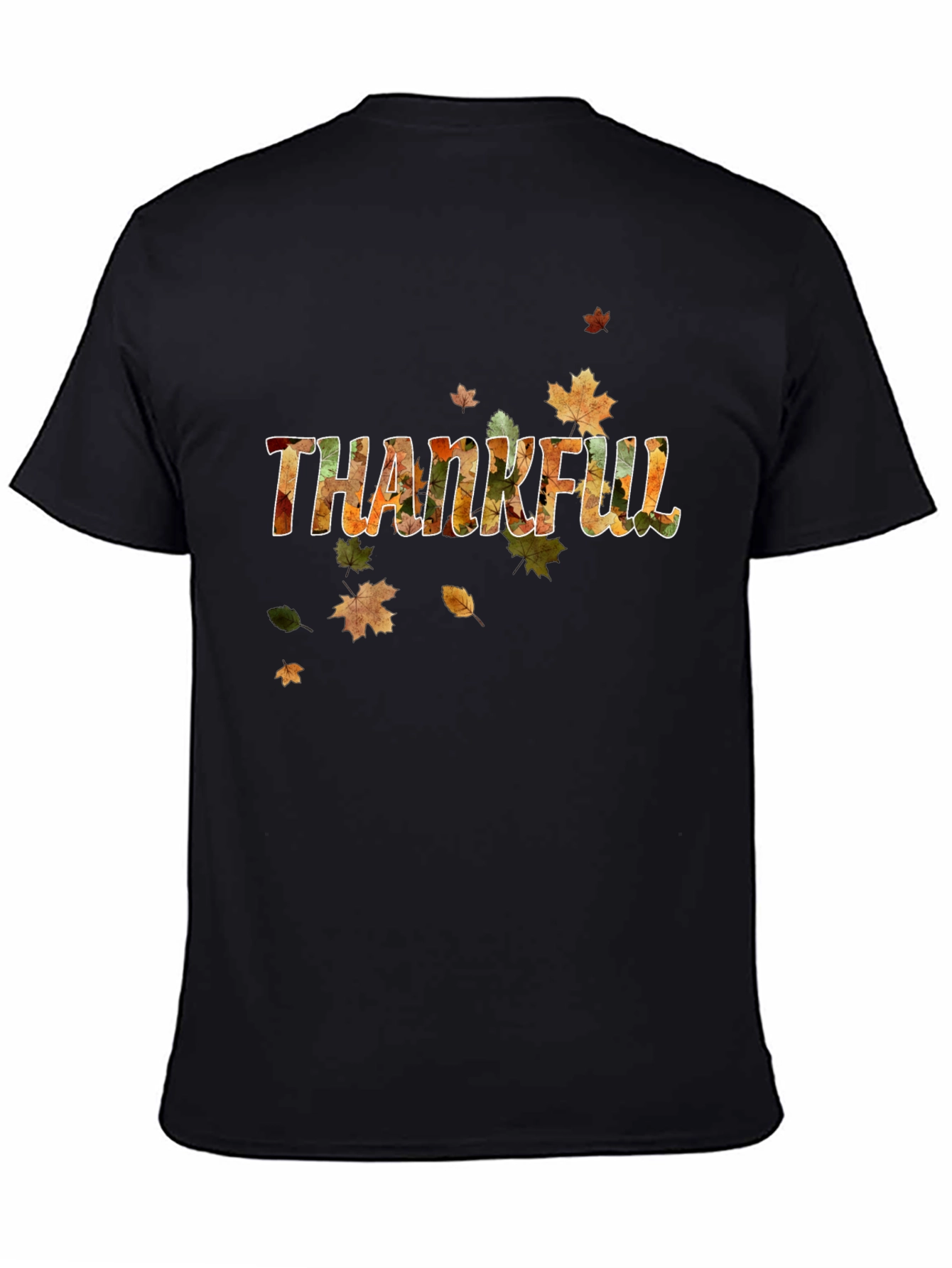 Thanksgiving Mens Black T-Shirt