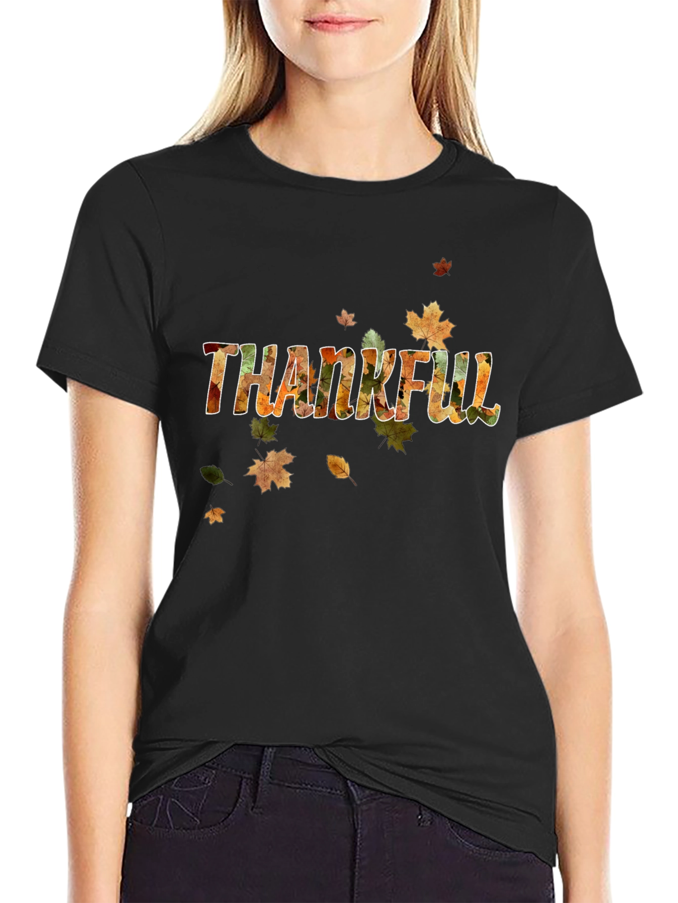Thanksgiving Mens Black T-Shirt