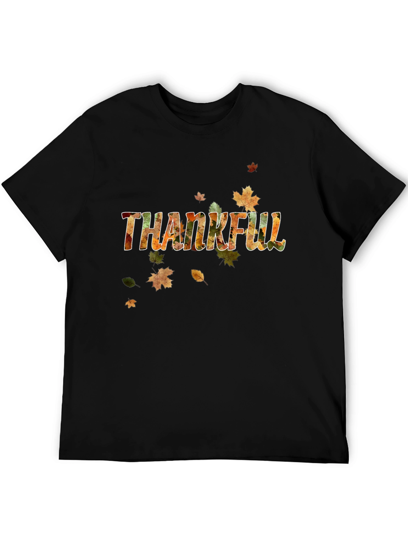 Thanksgiving Mens Black T-Shirt