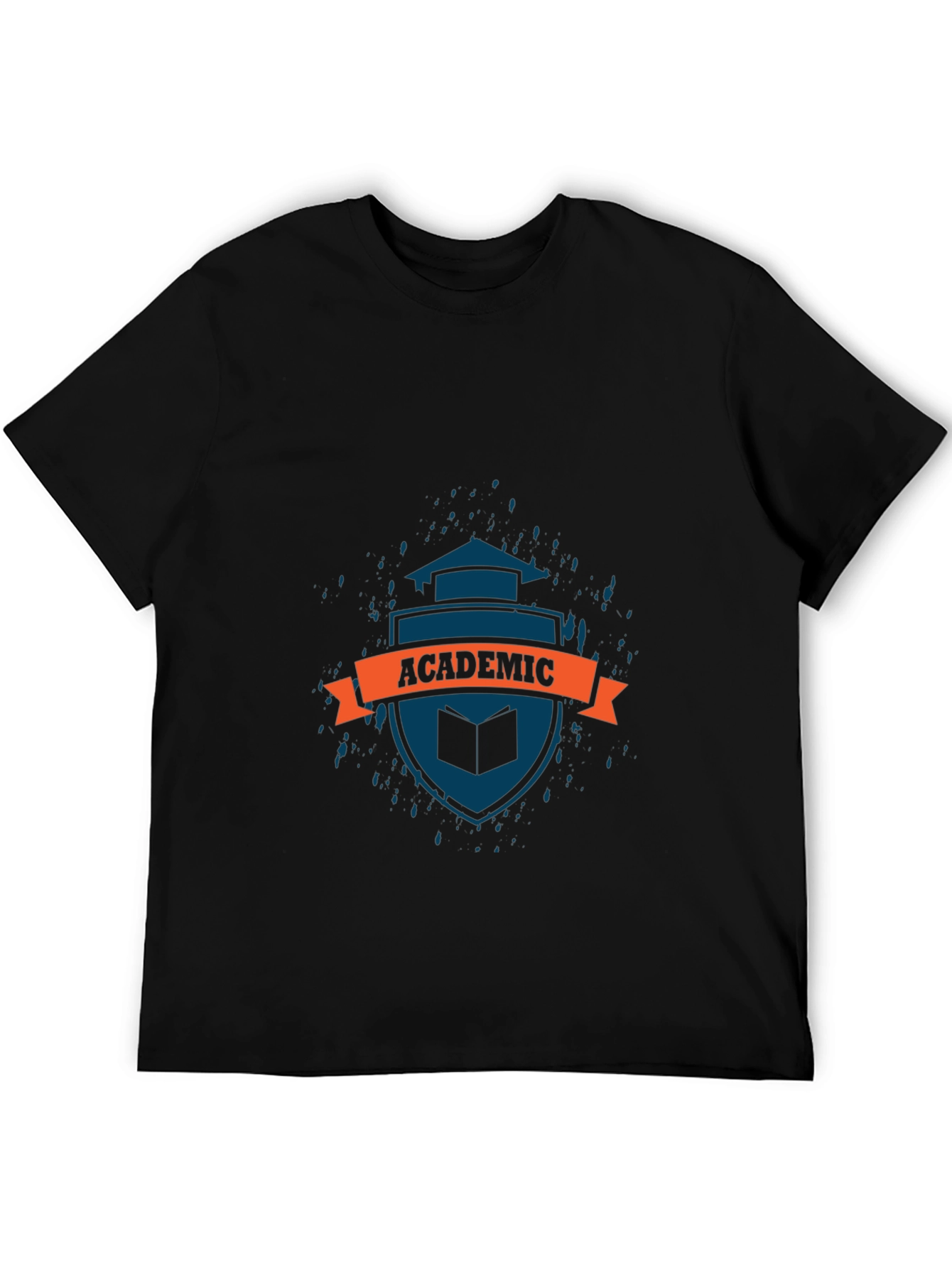 Academic Shield Graphic Tee - Soft Cotton Comfort