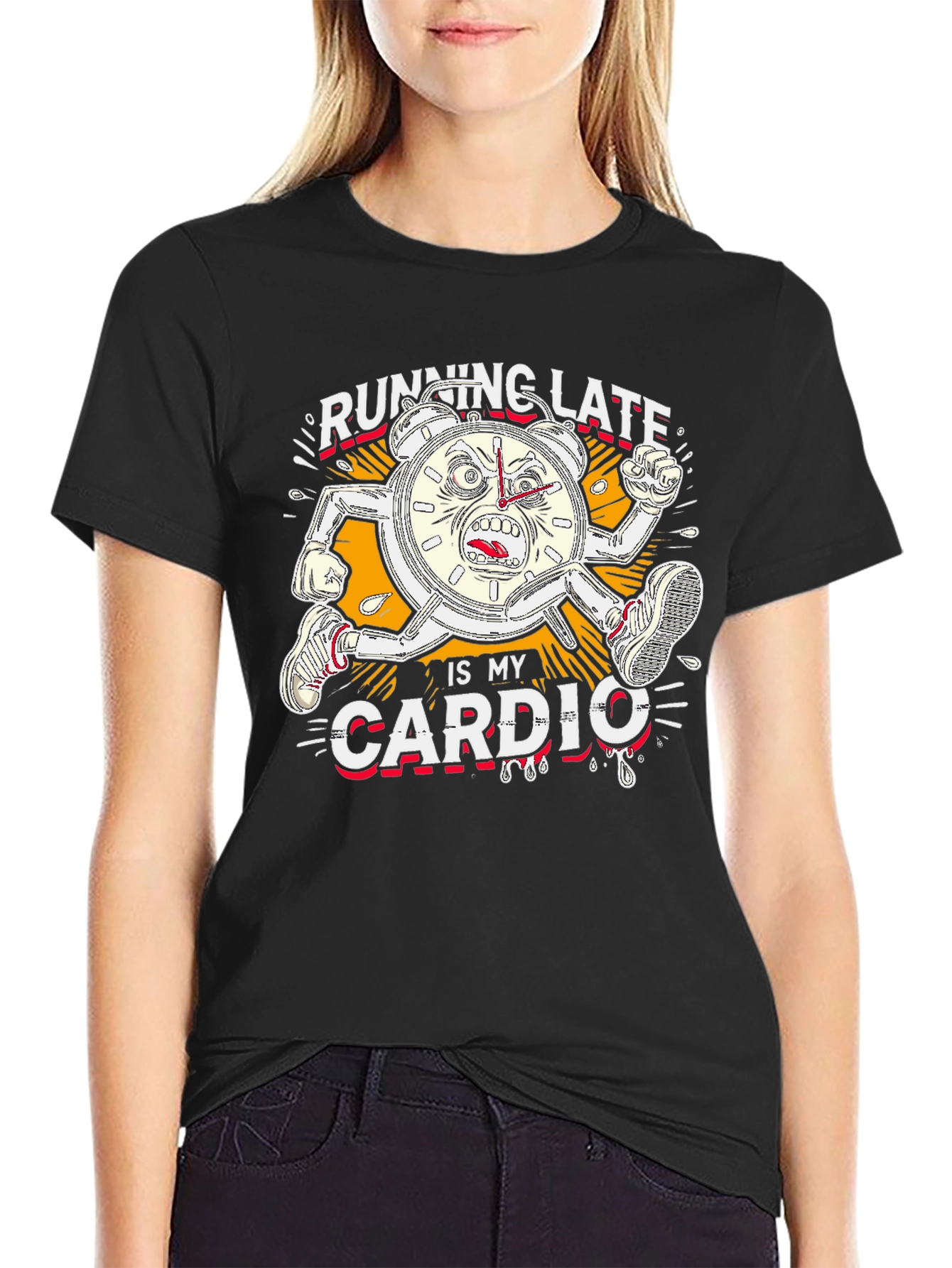 Running Late is My Cardio Graphic Tee