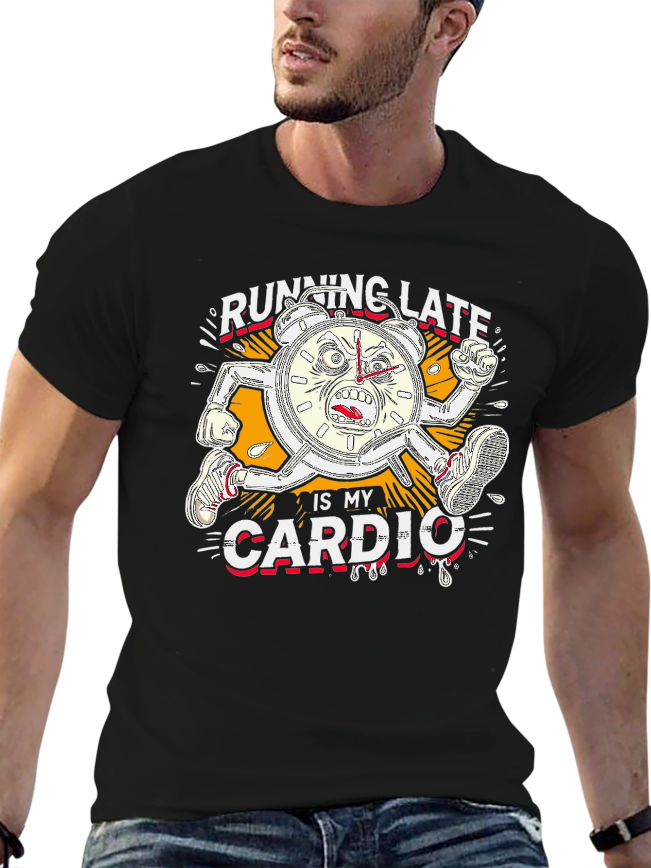 Running Late is My Cardio Graphic Tee