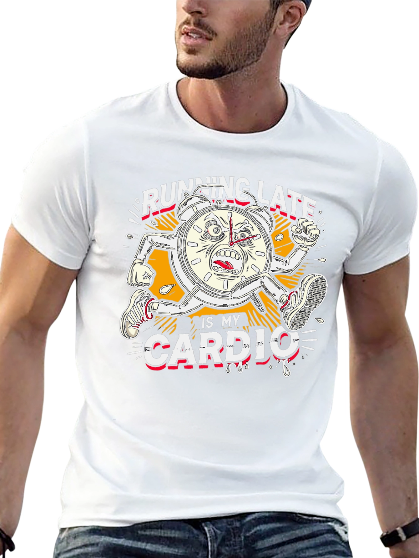 Running Late is My Cardio Graphic Tee