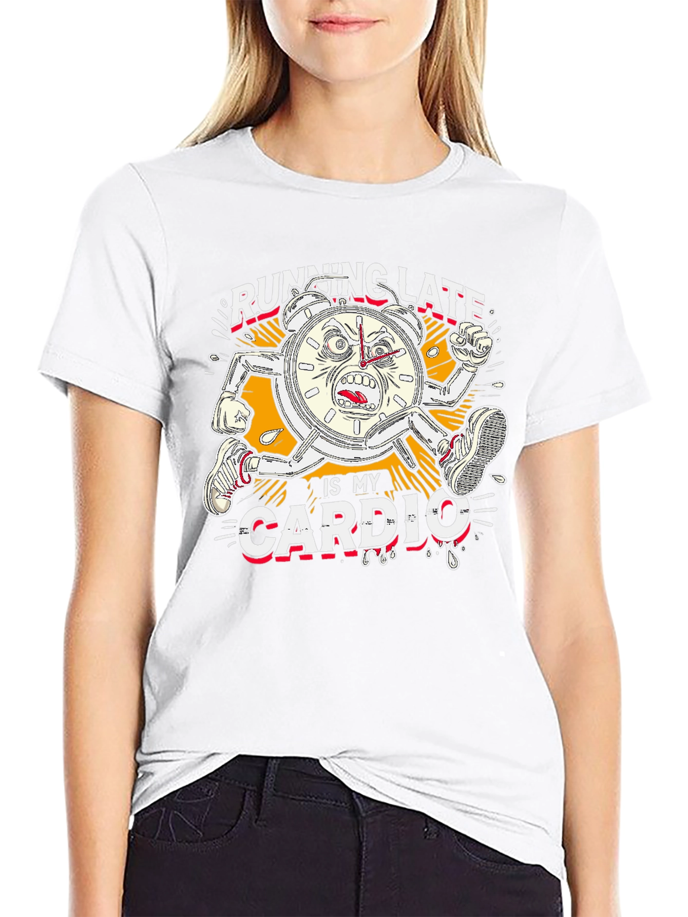 Running Late is My Cardio Graphic Tee