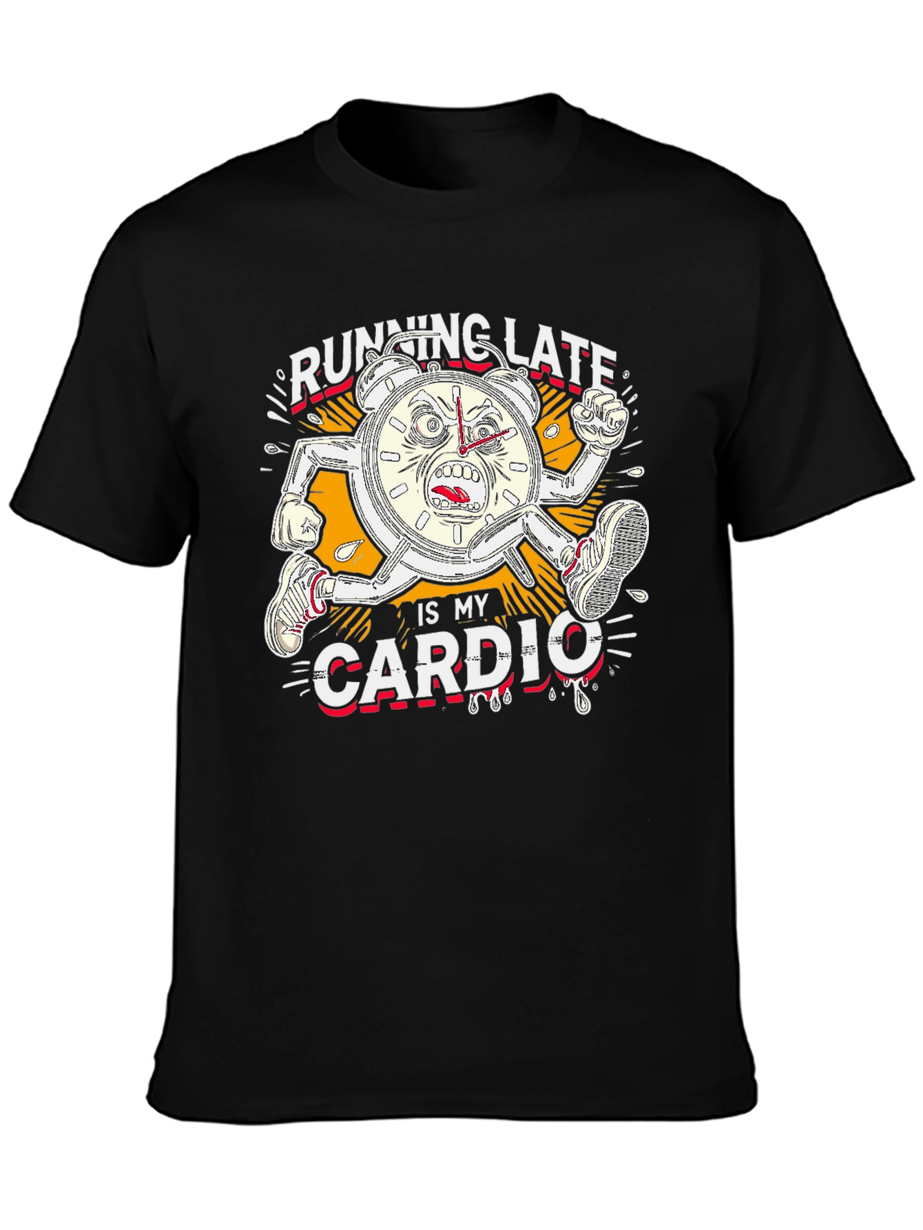 Running Late is My Cardio Graphic Tee