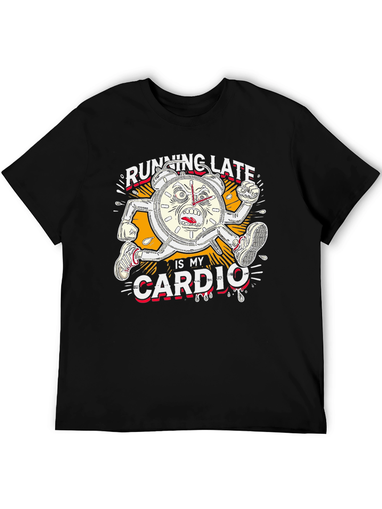 Running Late is My Cardio Graphic Tee