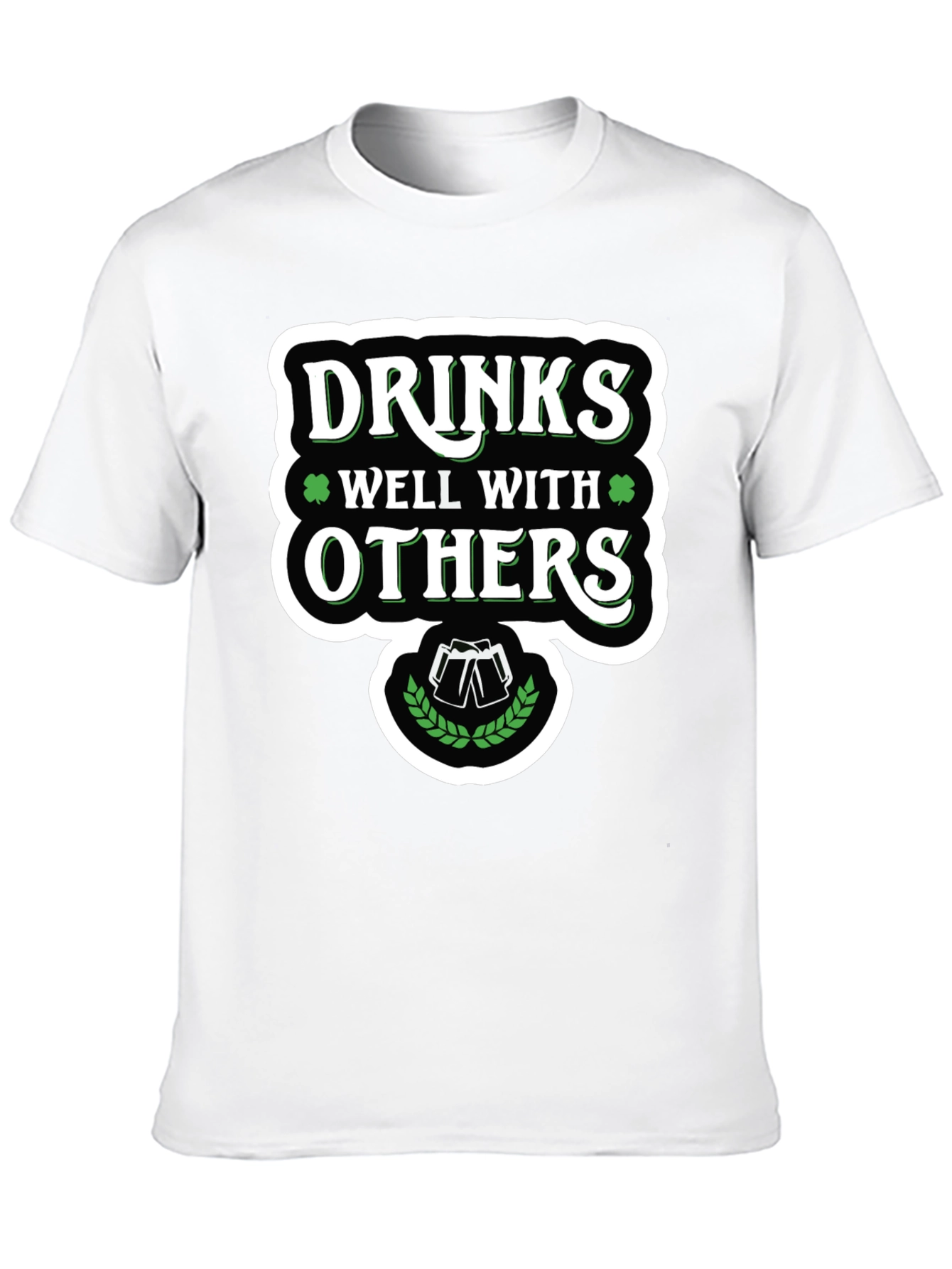 Drinks Well With Others St. Patricks Day Graphic Tee