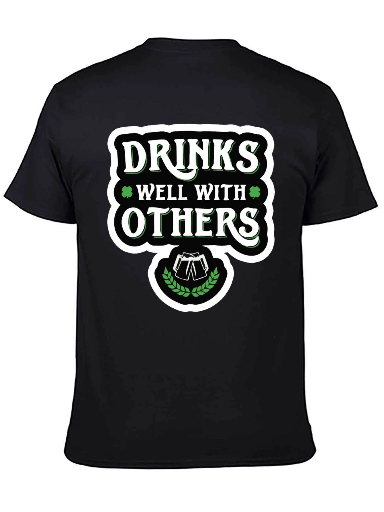 Drinks Well With Others St. Patricks Day Graphic Tee