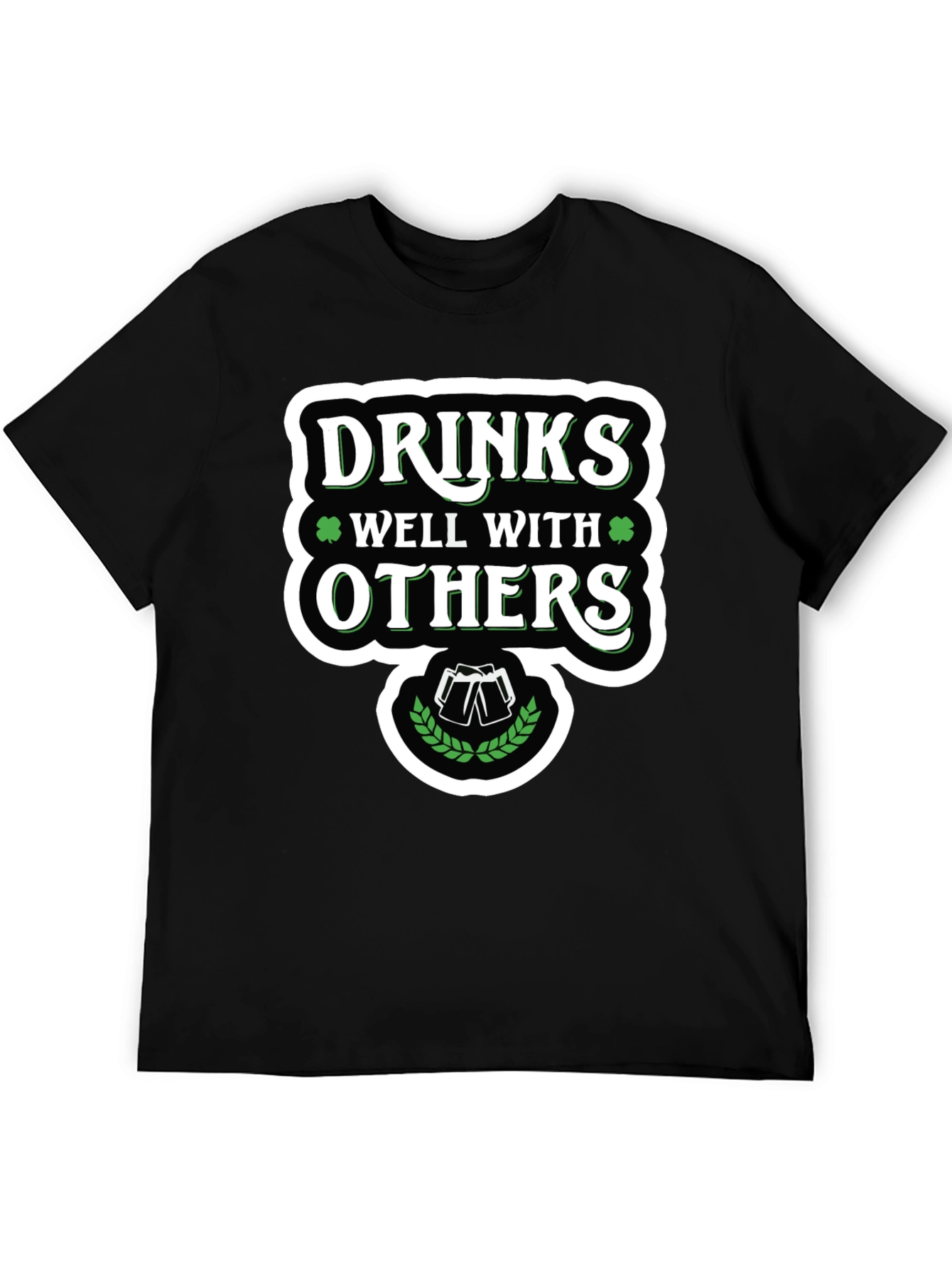 Drinks Well With Others St. Patricks Day Graphic Tee