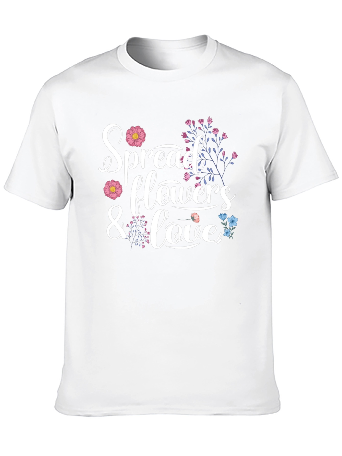 Spread Flowers and Love Graphic Tee