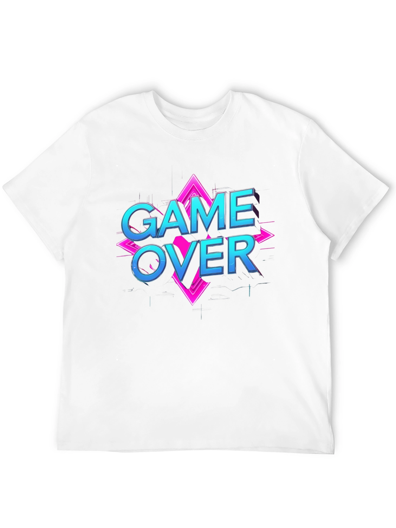 Game Over Black T-Shirt - Gamer Style