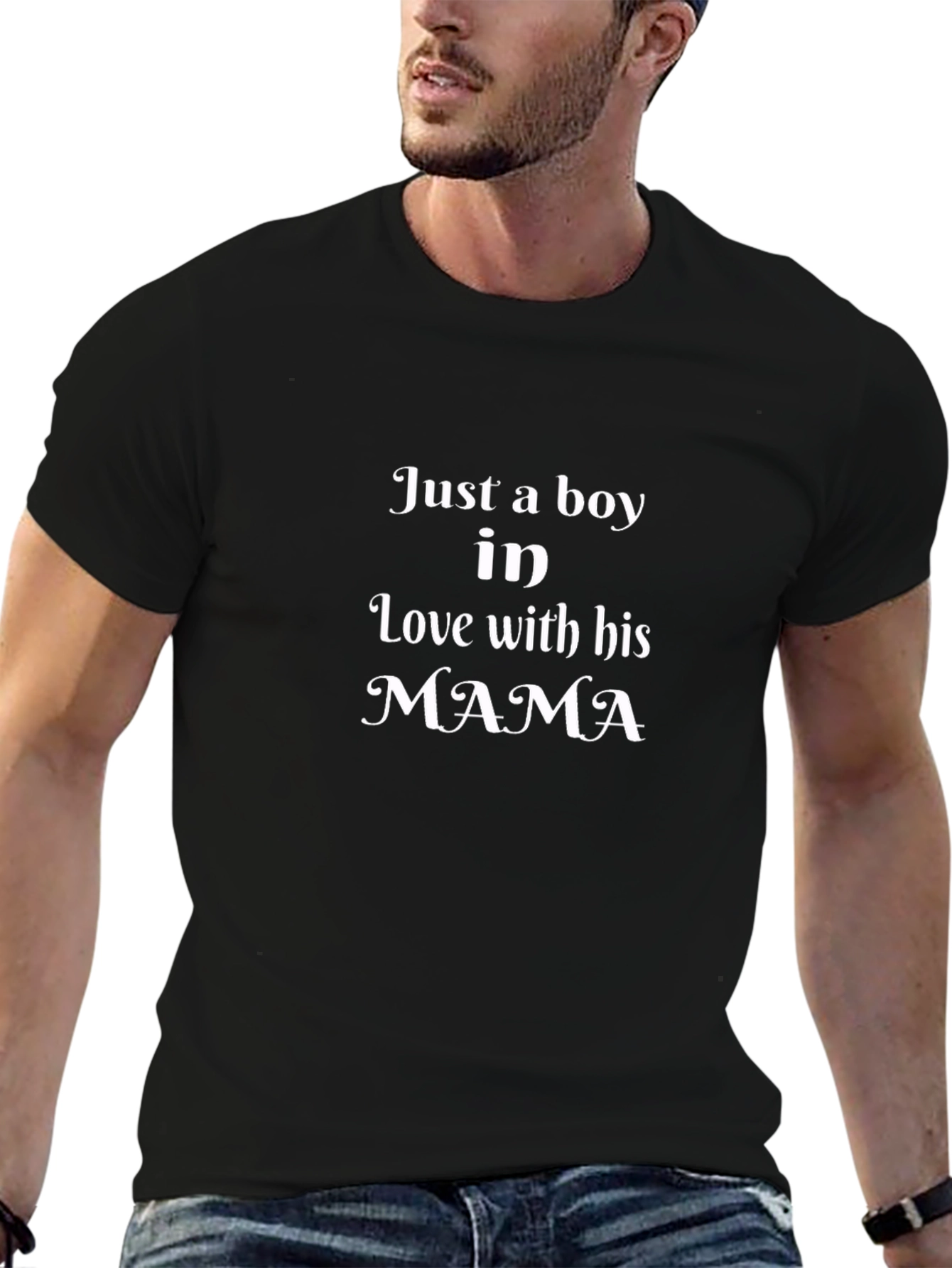 Just a Boy in Love with his Mama T-Shirt
