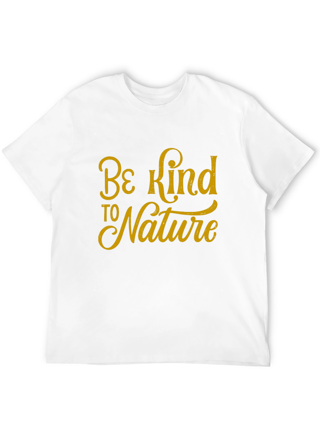 Be Kind to Nature Black Graphic Tee