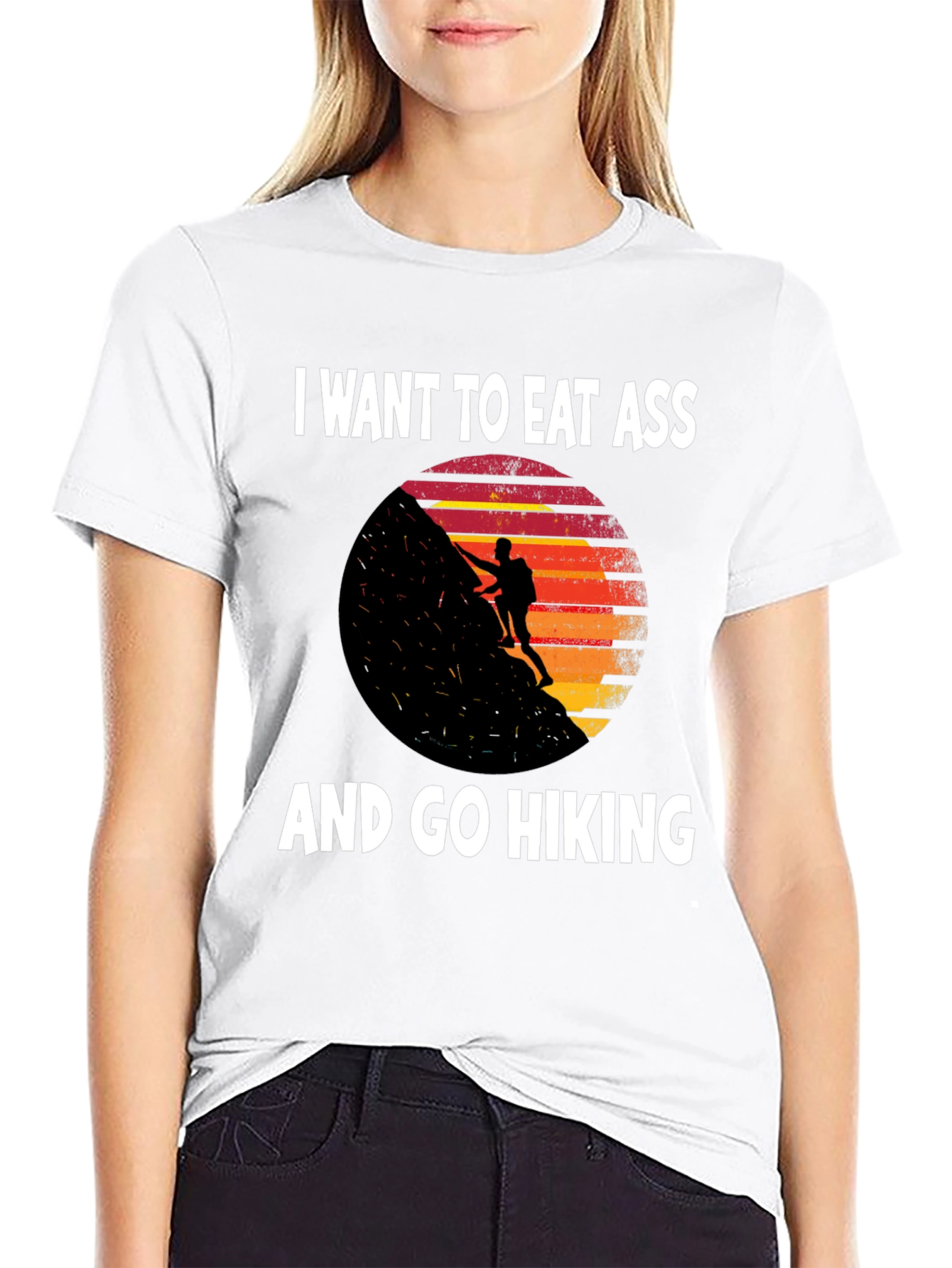 Eat Ass and Go Hiking Graphic T-Shirt