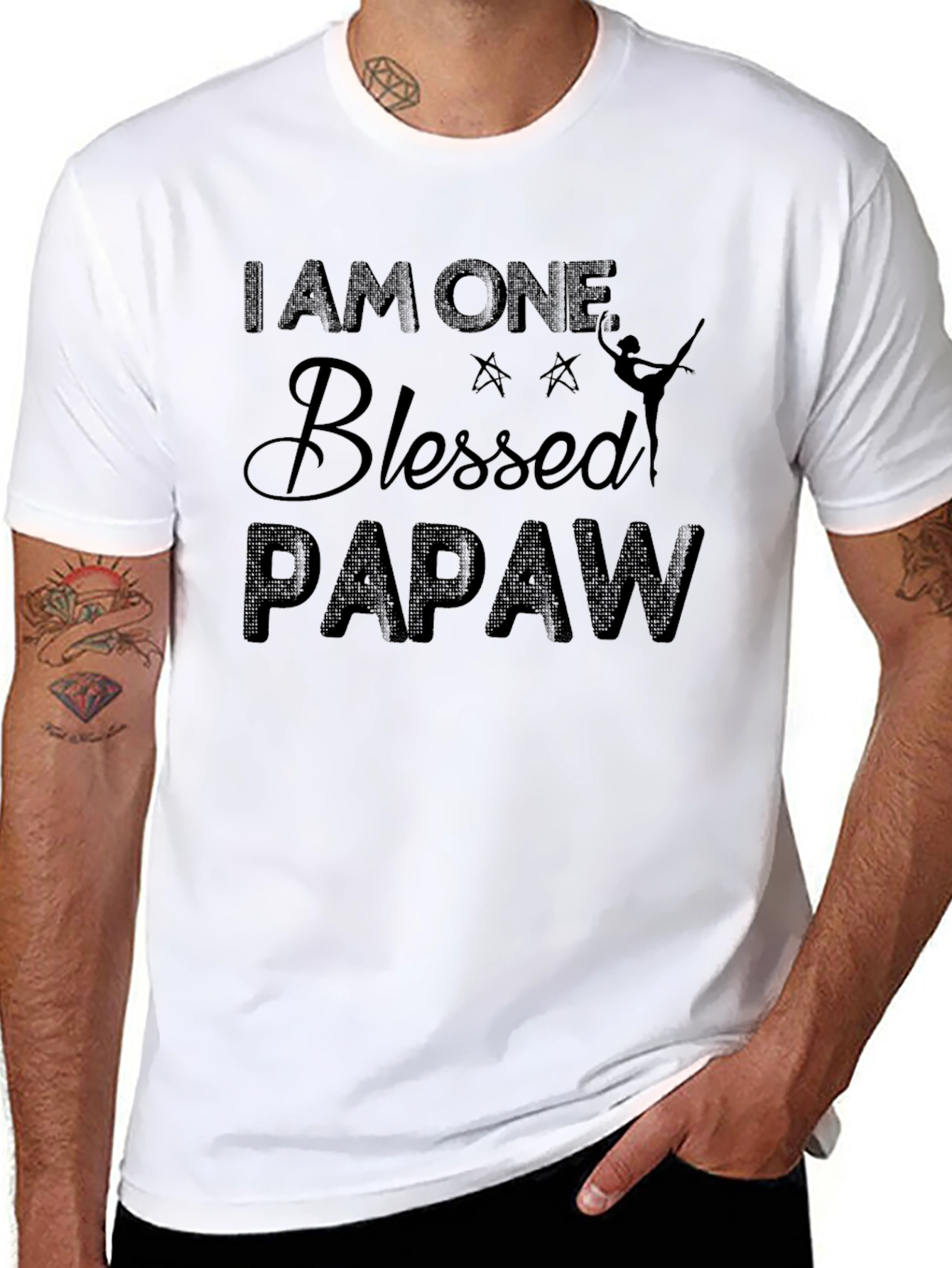 Blessed Papaw T-Shirt - Perfect Gift for Grandfathers