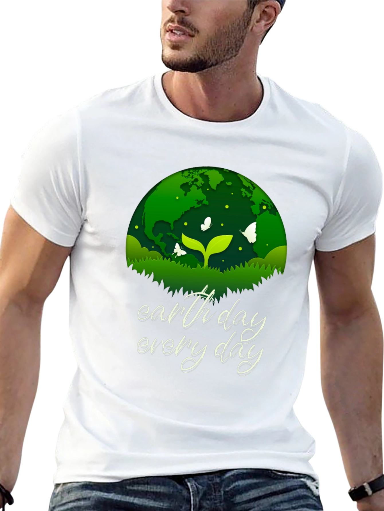 Earth Day Every Day T-Shirt - Eco-Friendly Design
