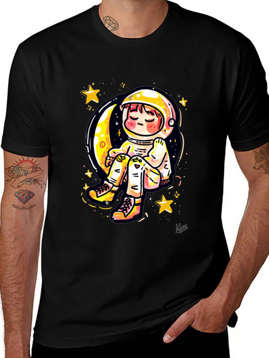 Astronaut Moon Dreamer Graphic T-Shirt