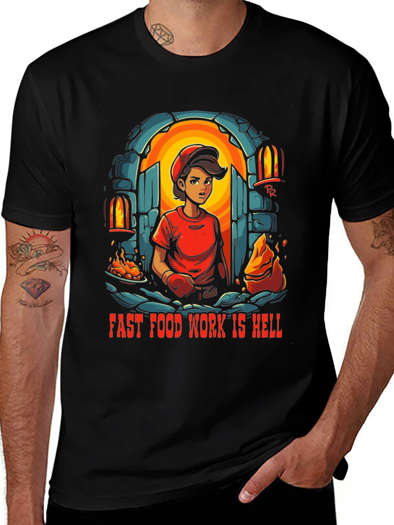 Fast Food Work is Hell T-Shirt
