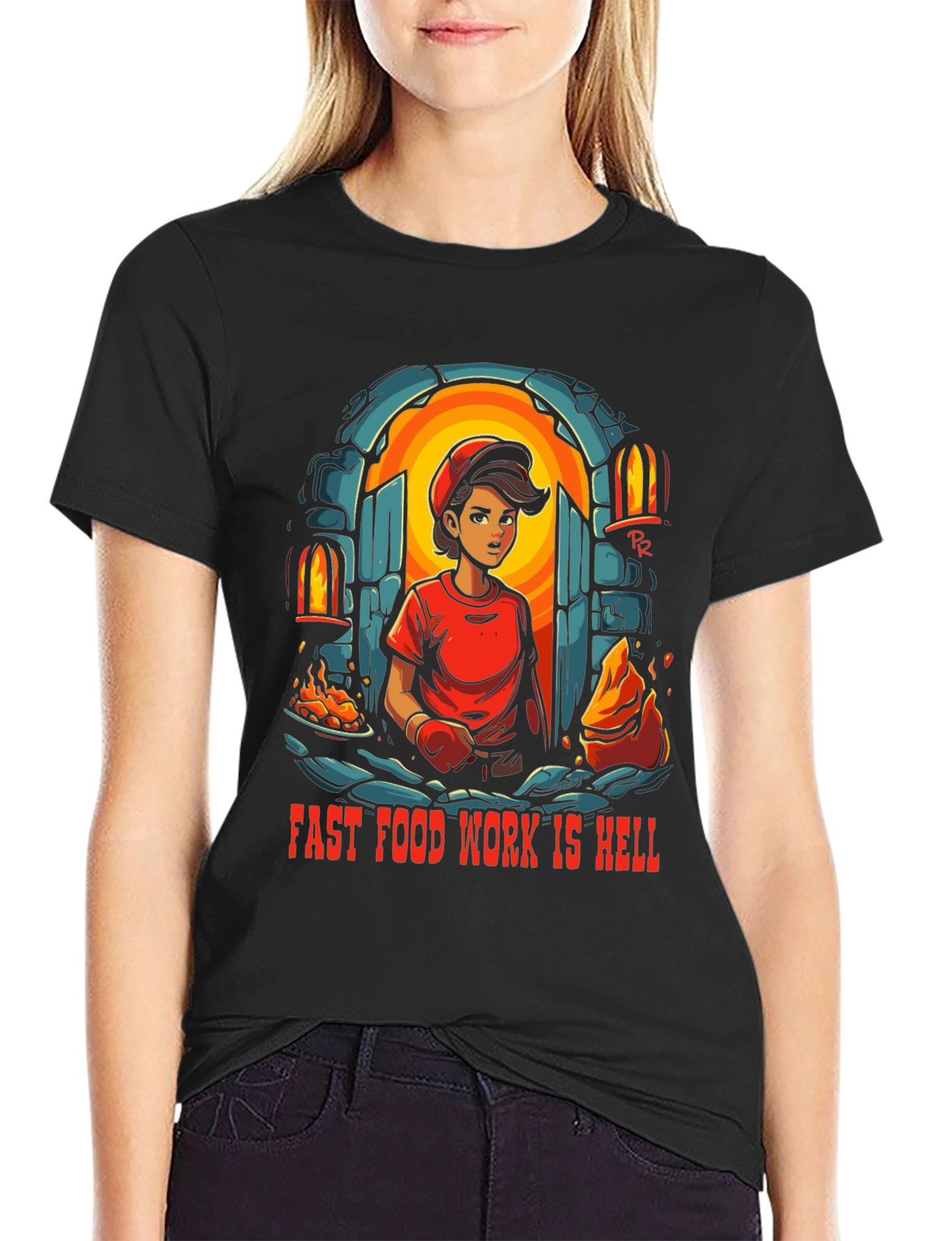 Fast Food Work is Hell T-Shirt