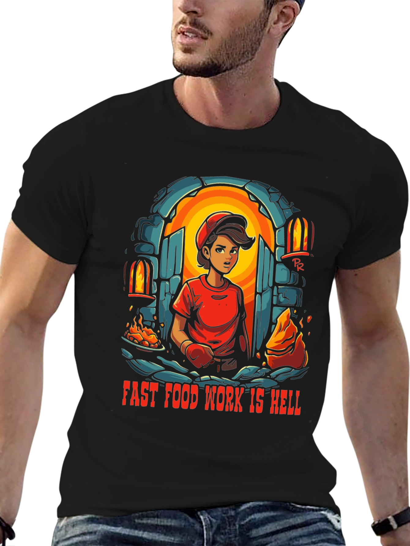 Fast Food Work is Hell T-Shirt