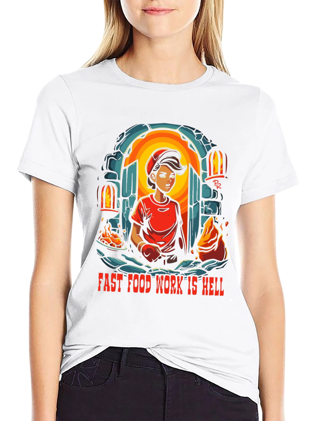 Fast Food Work is Hell T-Shirt