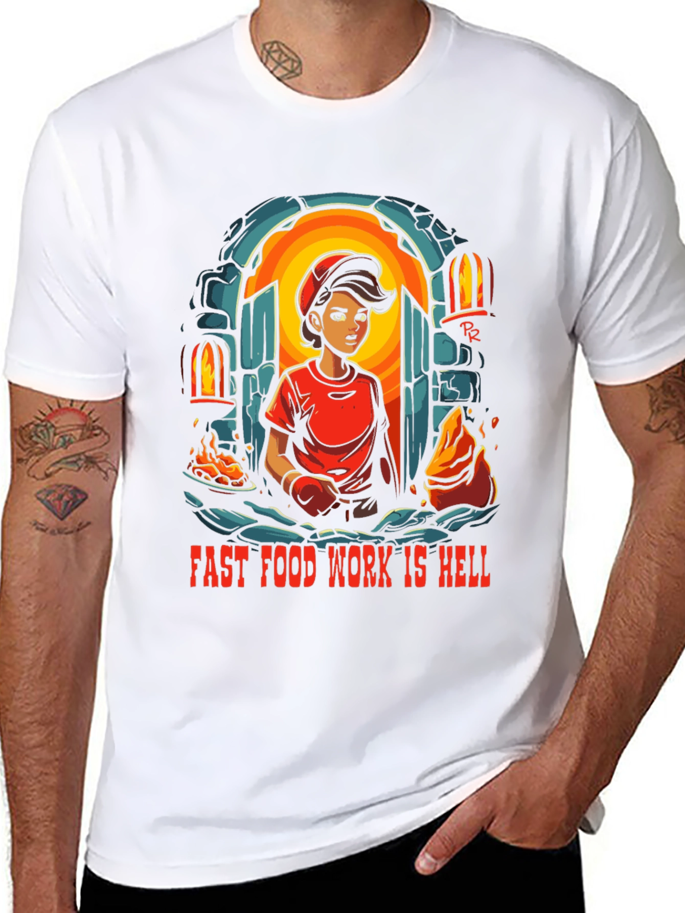 Fast Food Work is Hell T-Shirt