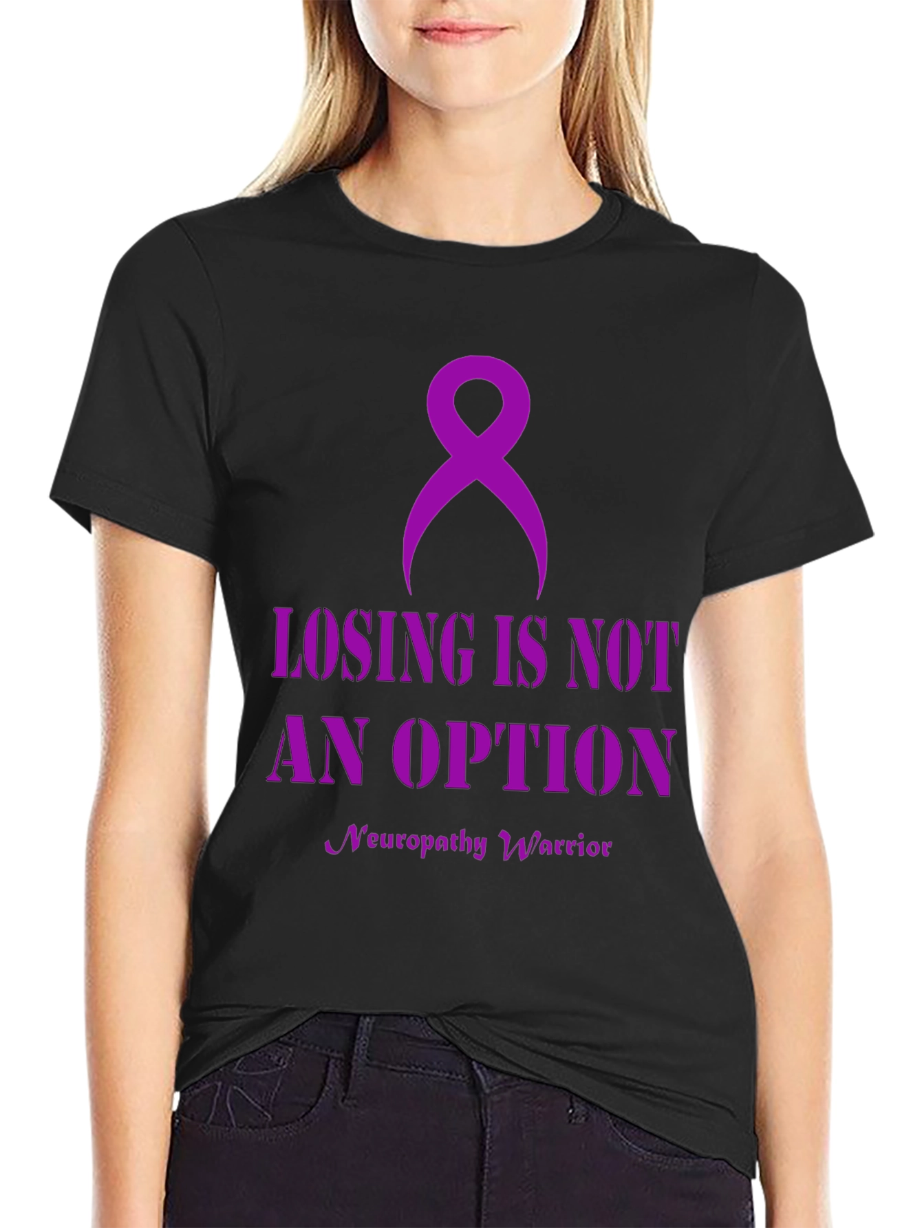 Neuropathy Warrior T-Shirt: Losing is Not An Option