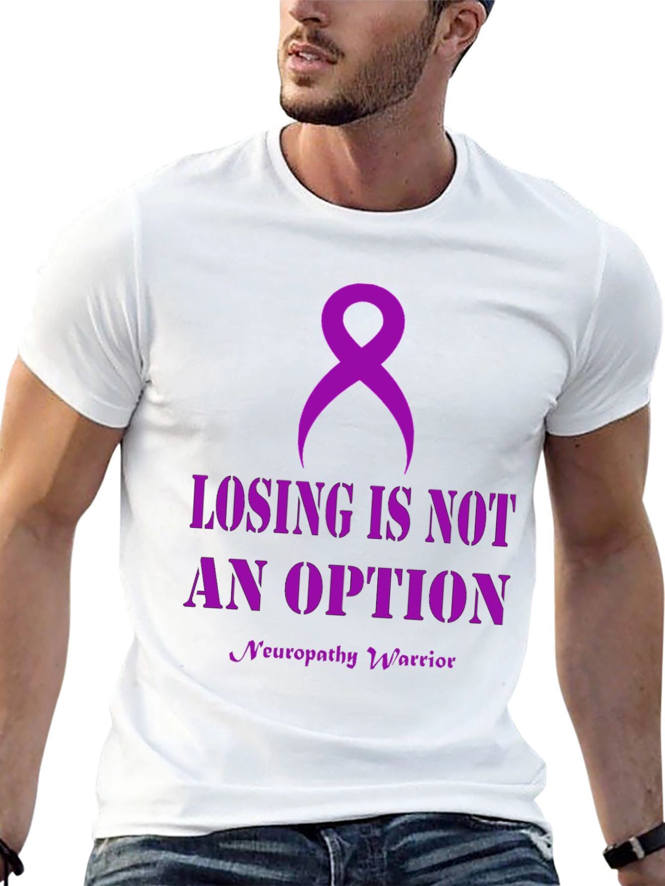 Neuropathy Warrior T-Shirt: Losing is Not An Option