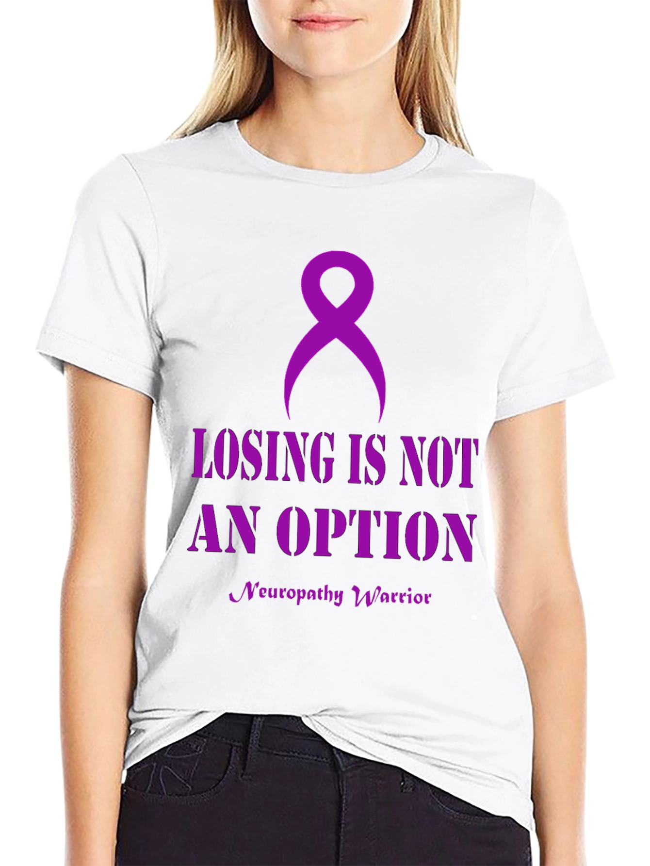 Neuropathy Warrior T-Shirt: Losing is Not An Option