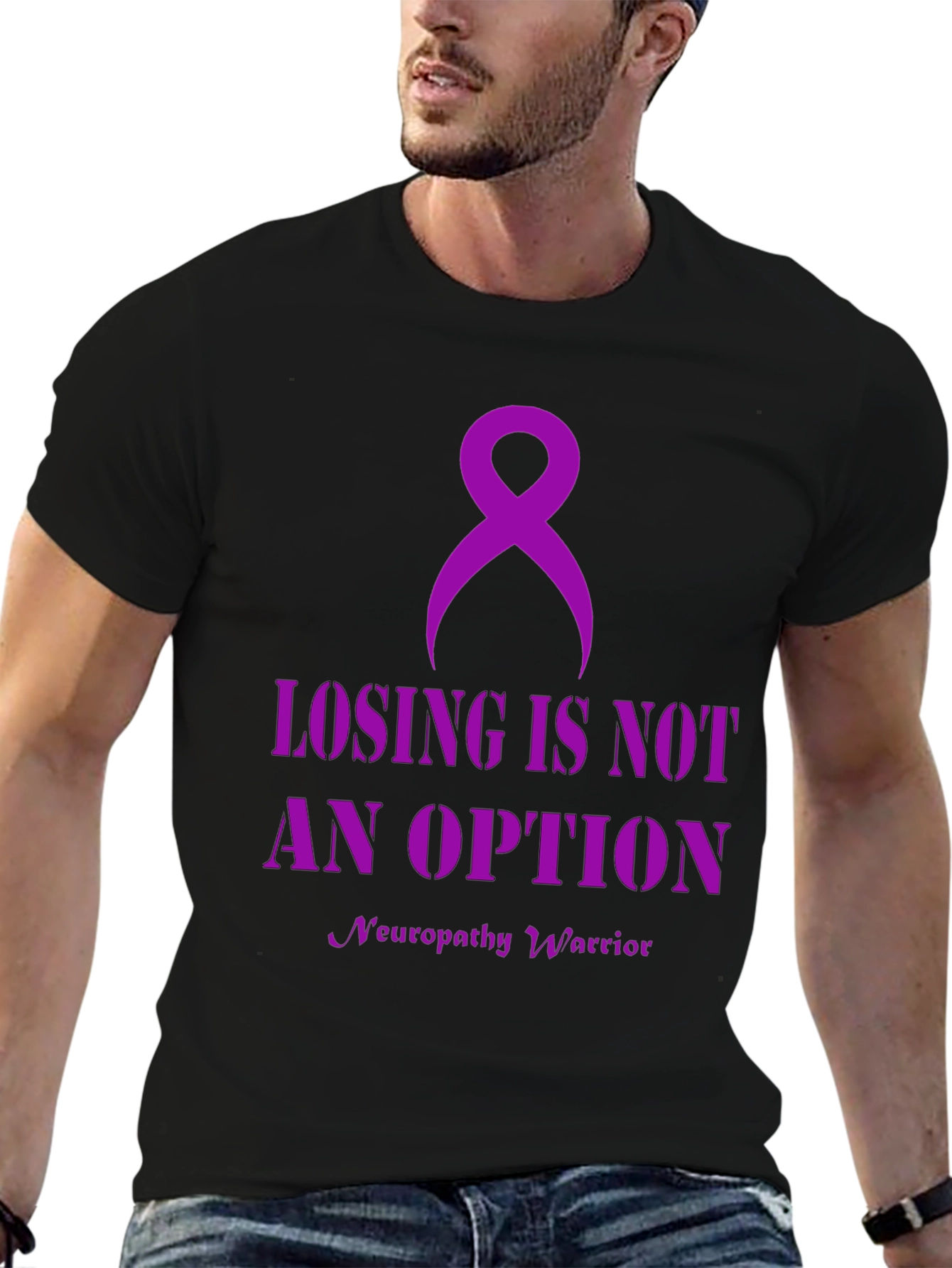 Neuropathy Warrior T-Shirt: Losing is Not An Option