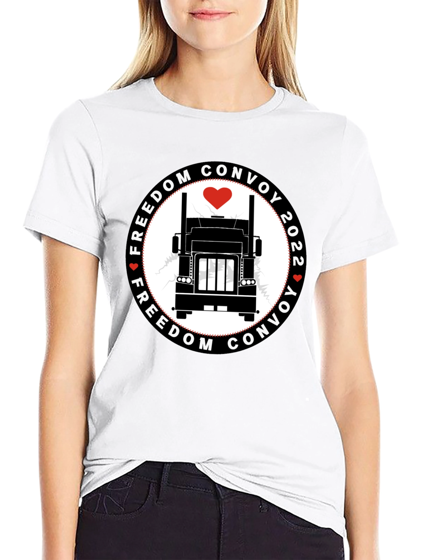 Freedom Convoy 2022 Black T-Shirt