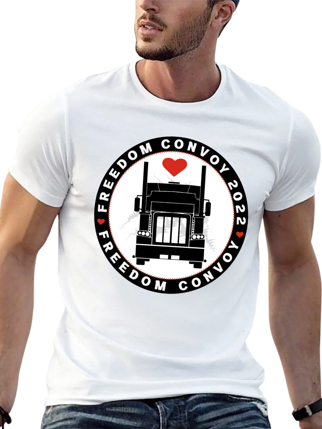 Freedom Convoy 2022 Black T-Shirt