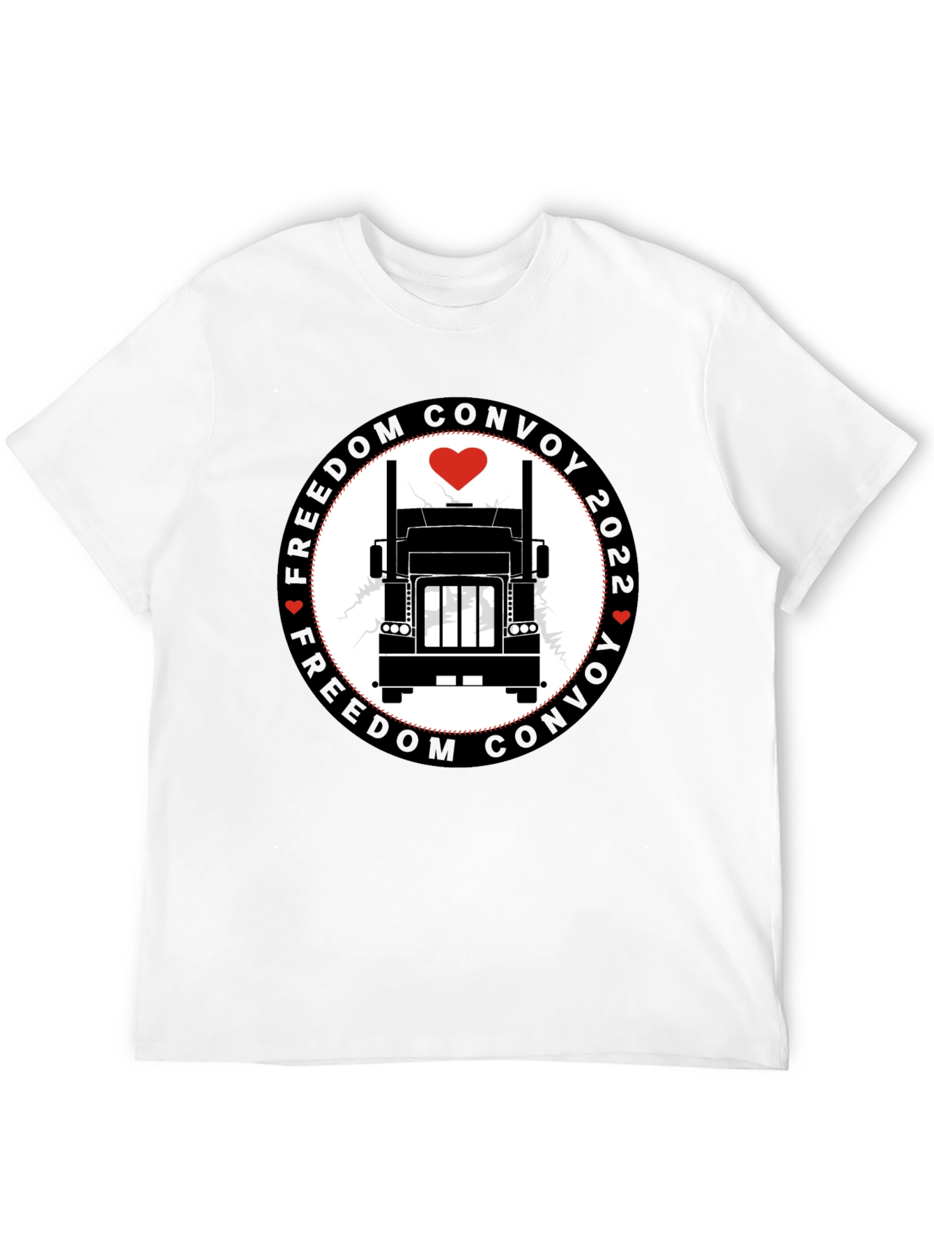 Freedom Convoy 2022 Black T-Shirt