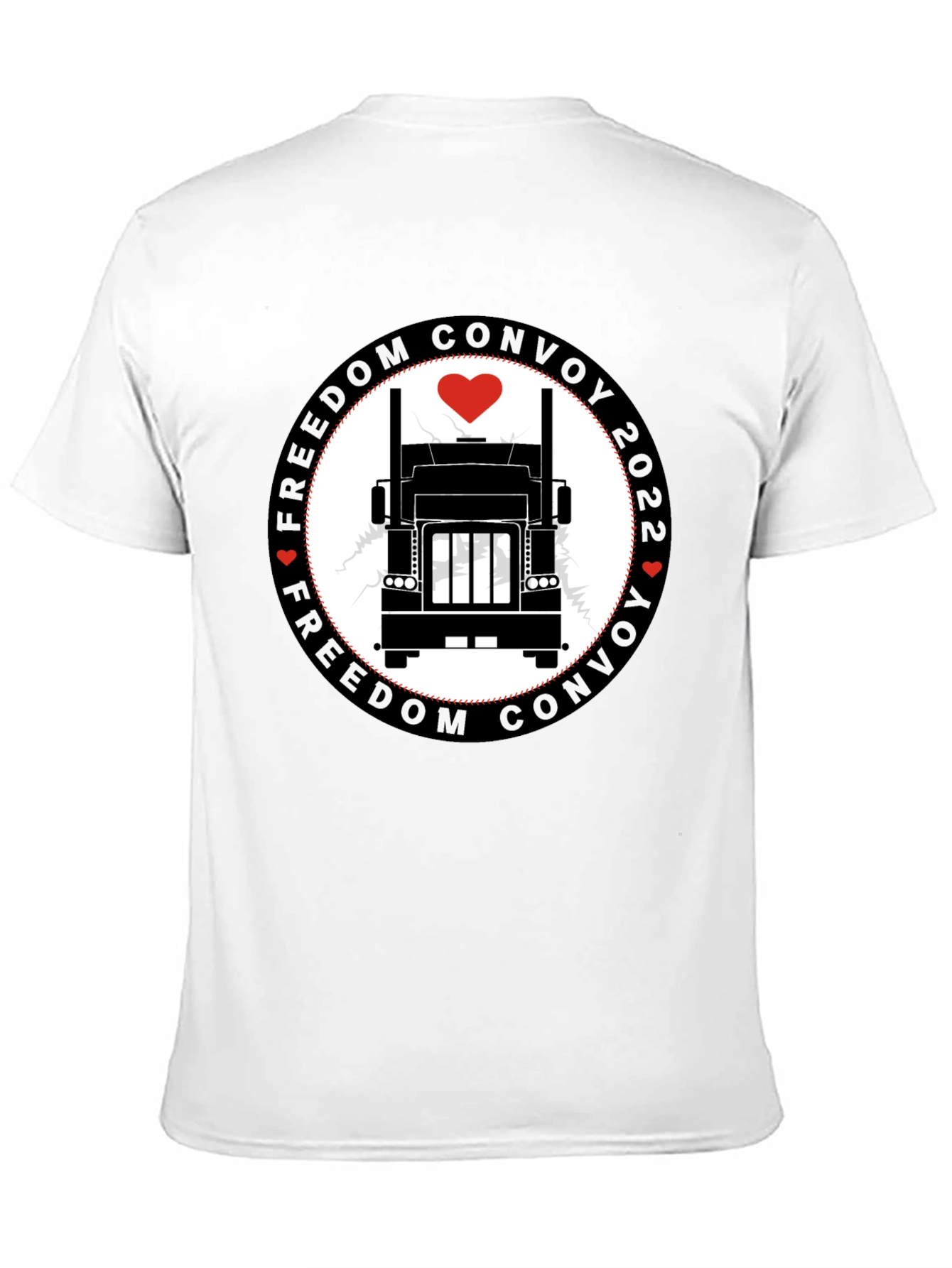 Freedom Convoy 2022 Black T-Shirt