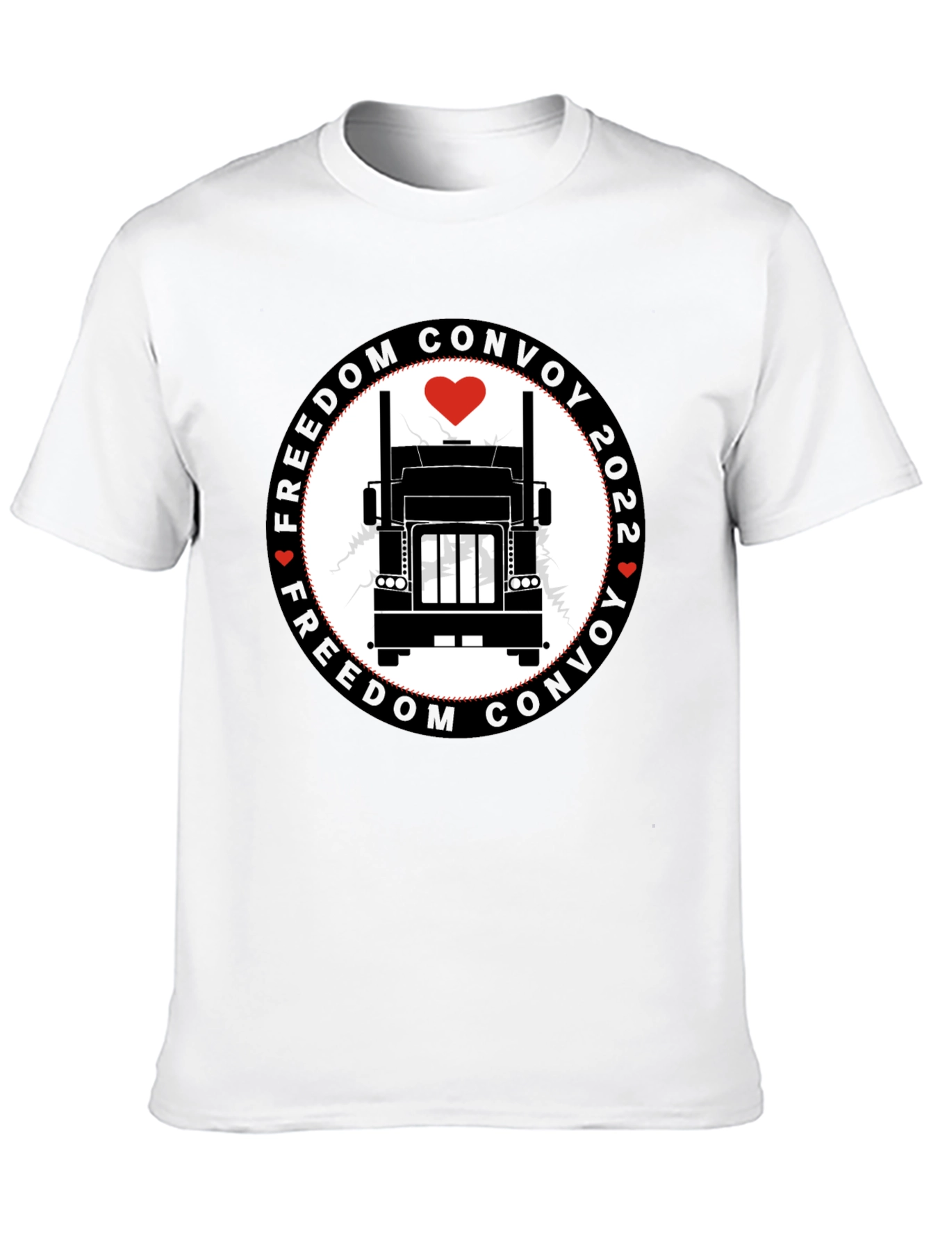 Freedom Convoy 2022 Black T-Shirt
