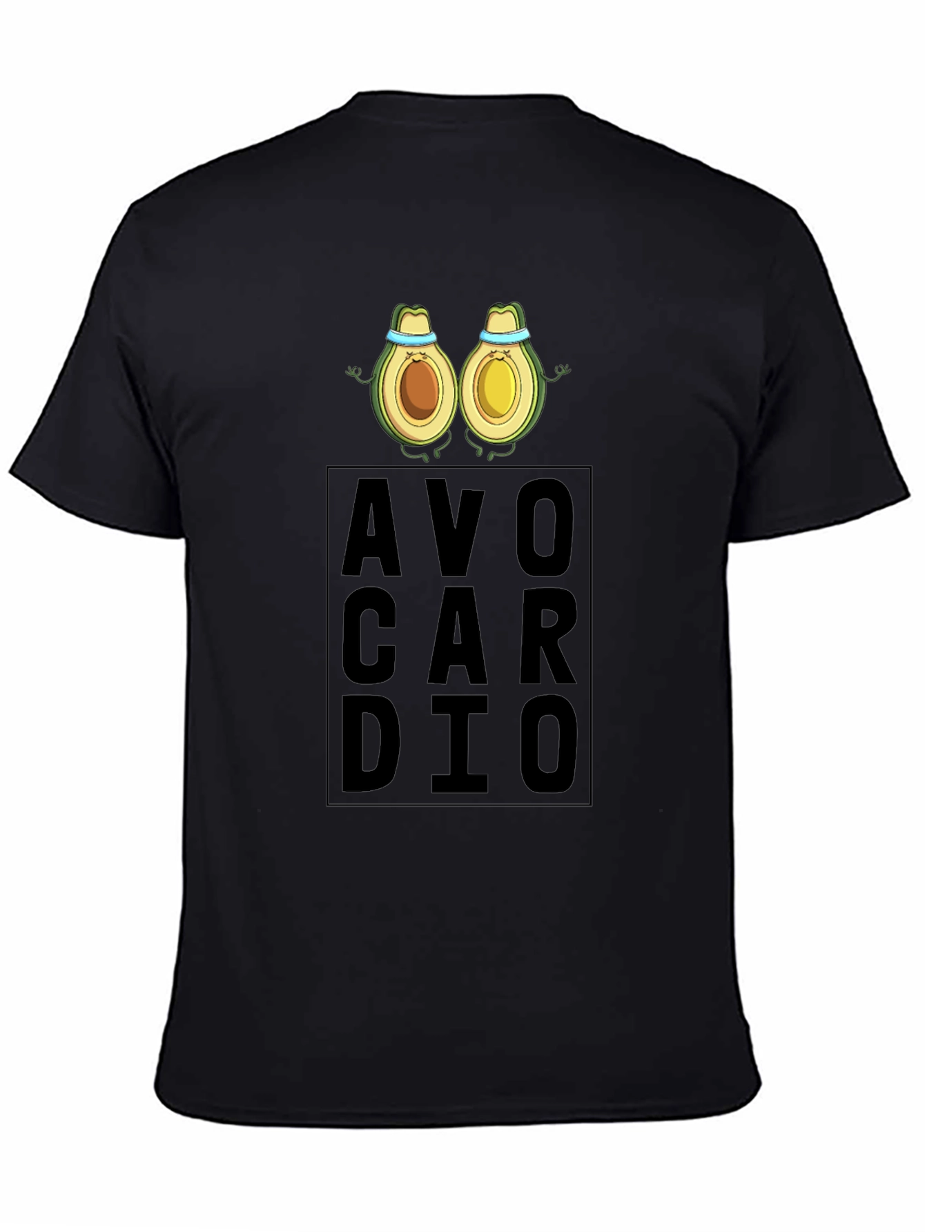 AvoCardio Mens Black T-Shirt