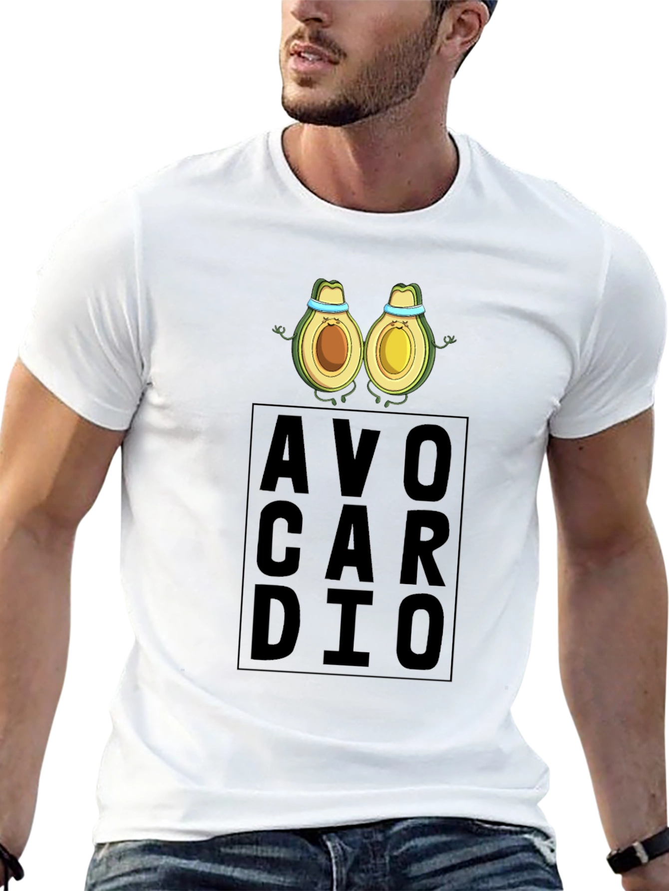 AvoCardio Mens Black T-Shirt