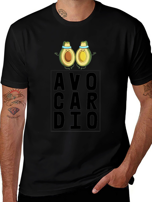 AvoCardio Mens Black T-Shirt