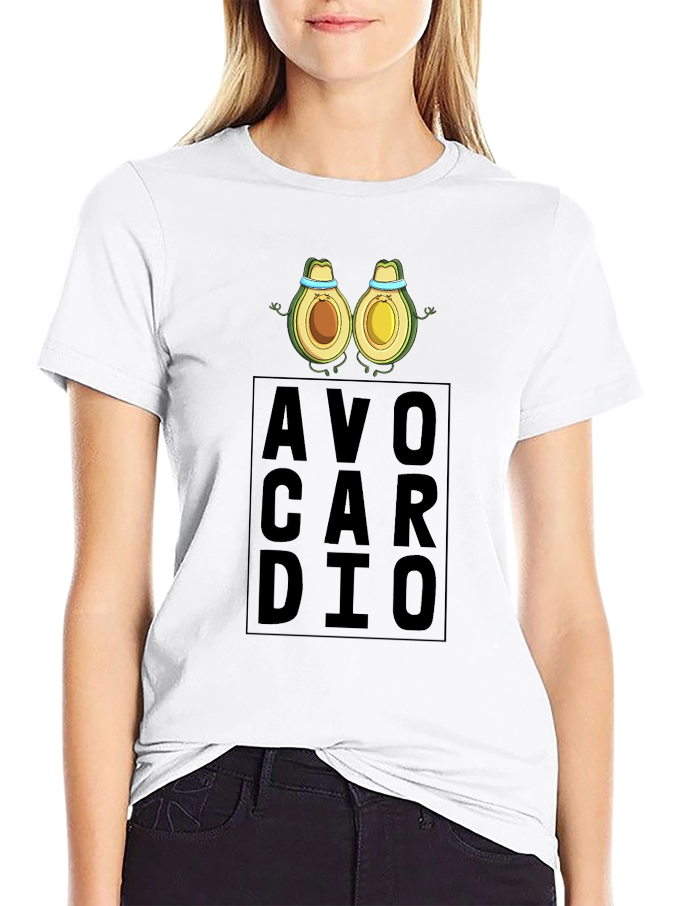 AvoCardio Mens Black T-Shirt
