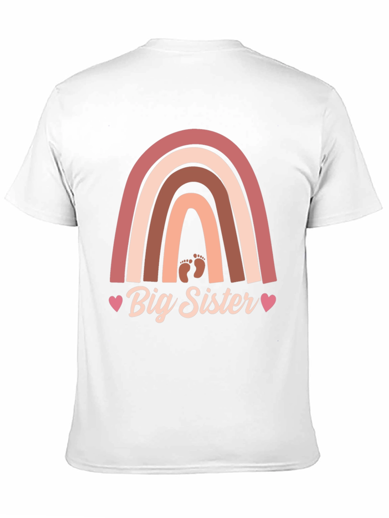 Big Sister Rainbow Graphic Tee