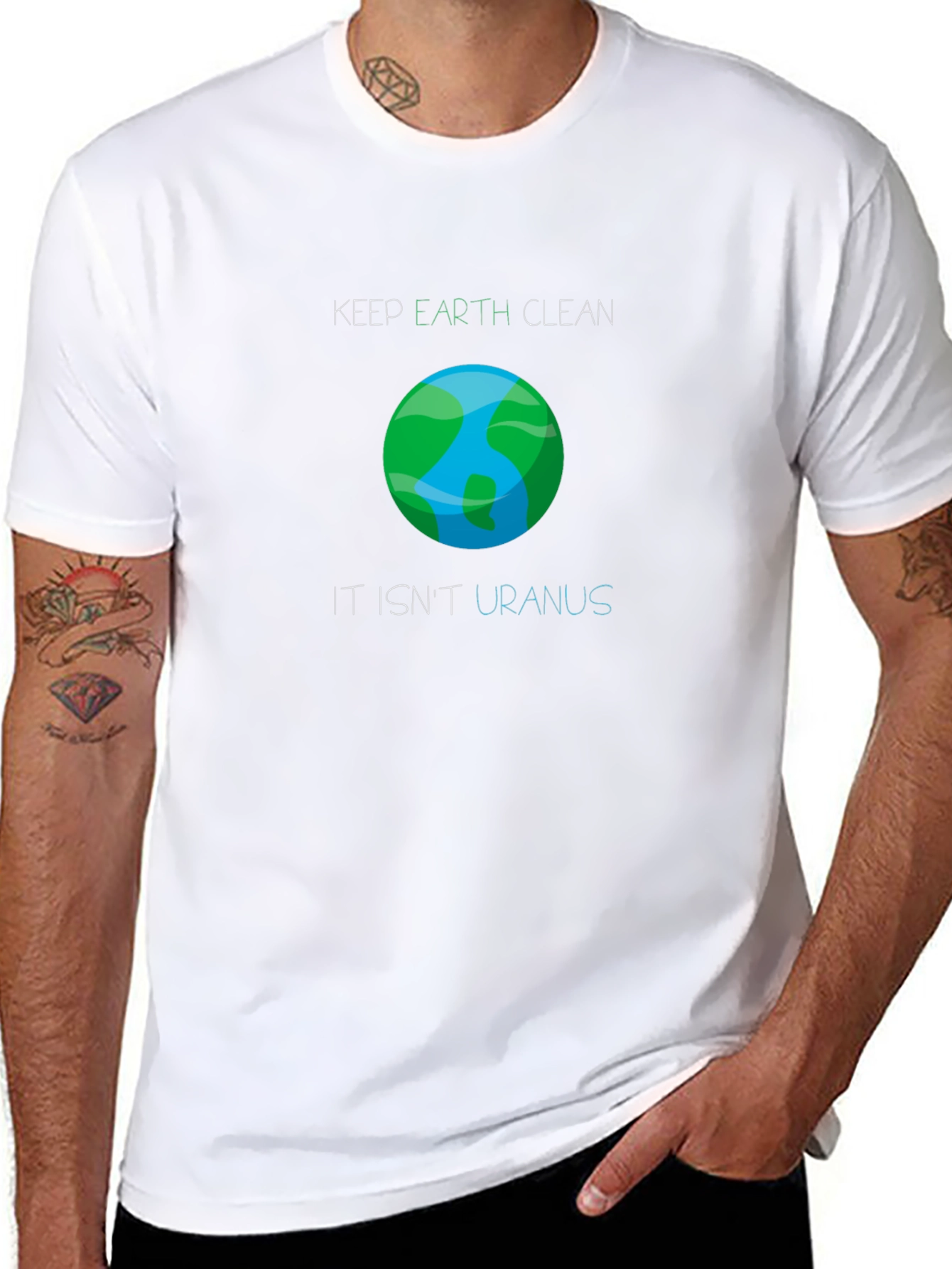 Keep Earth Clean T-Shirt - Environmental Awareness