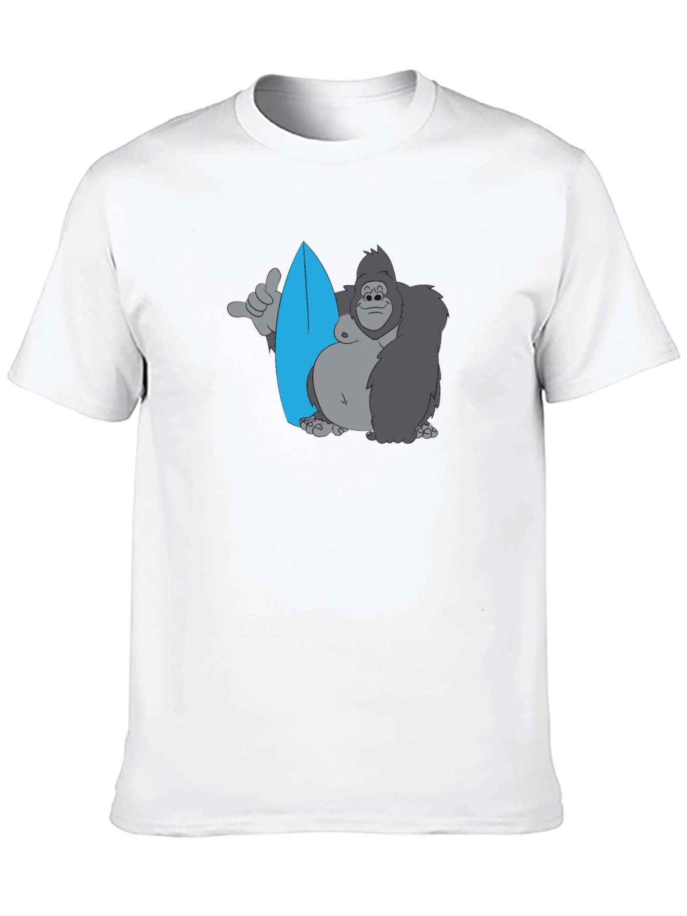 Surfing Gorilla Graphic T-Shirt - Relaxed Fit