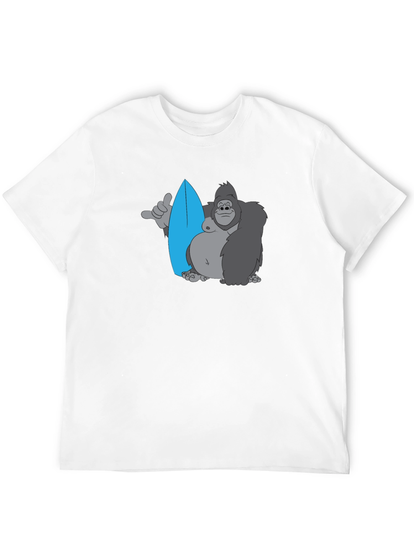 Surfing Gorilla Graphic T-Shirt - Relaxed Fit